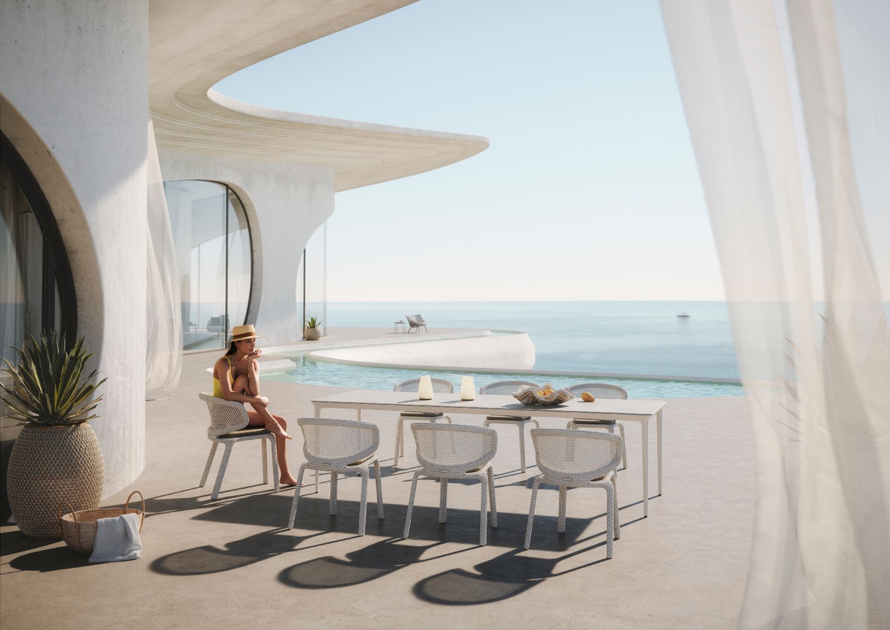 SEASHELL NUO Armchair DEDON