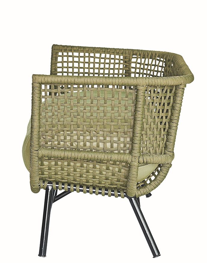 Suka Lounge Armchair Outdoor Jan Kurtz Olive