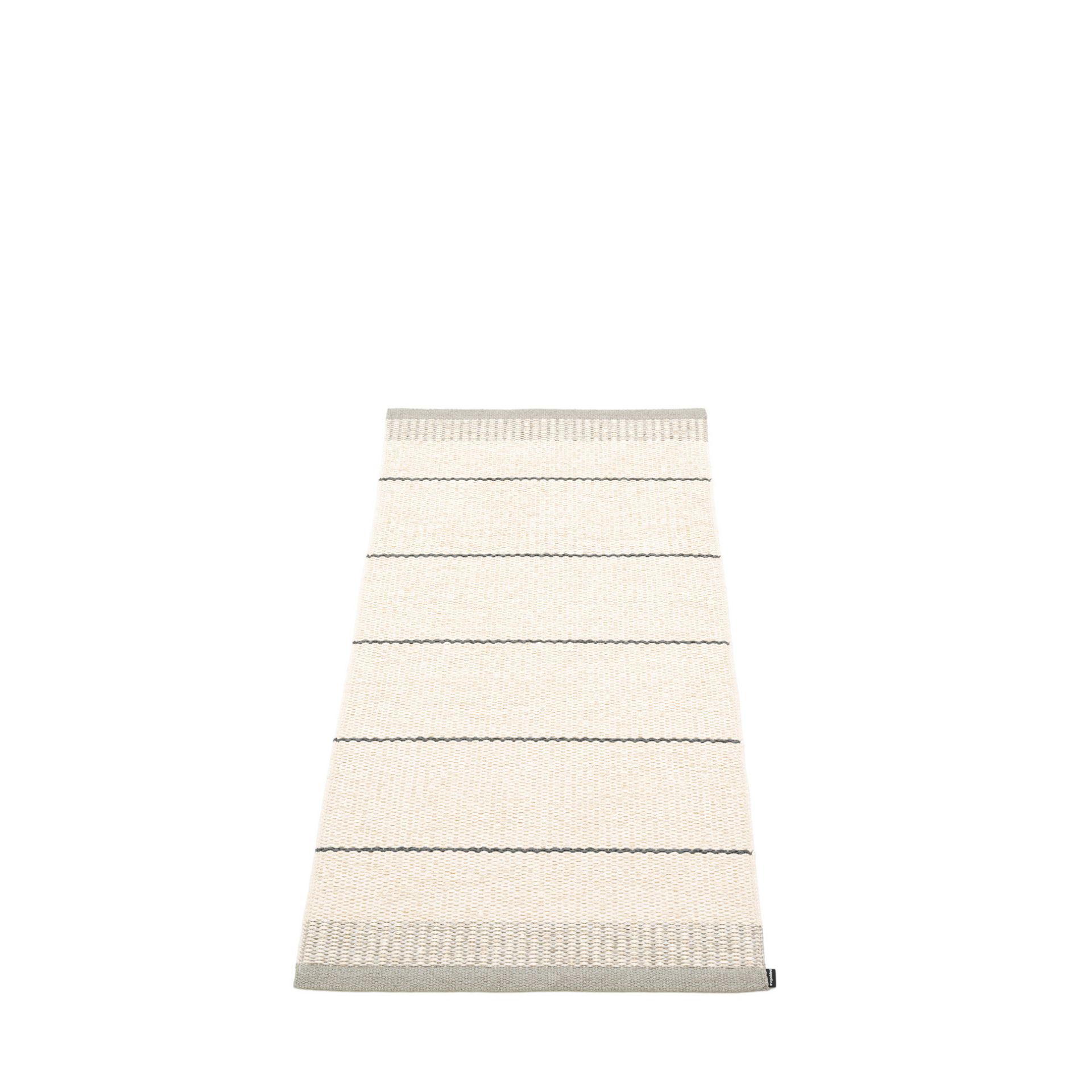 Belle Plastic Carpet 60x125 cm Pappelina Warm grey