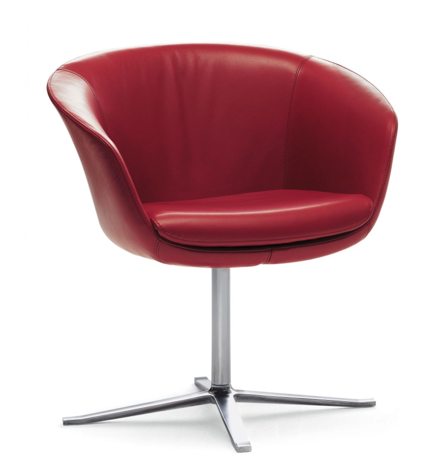 BOB Armchair on 4-leg cross Walter Knoll