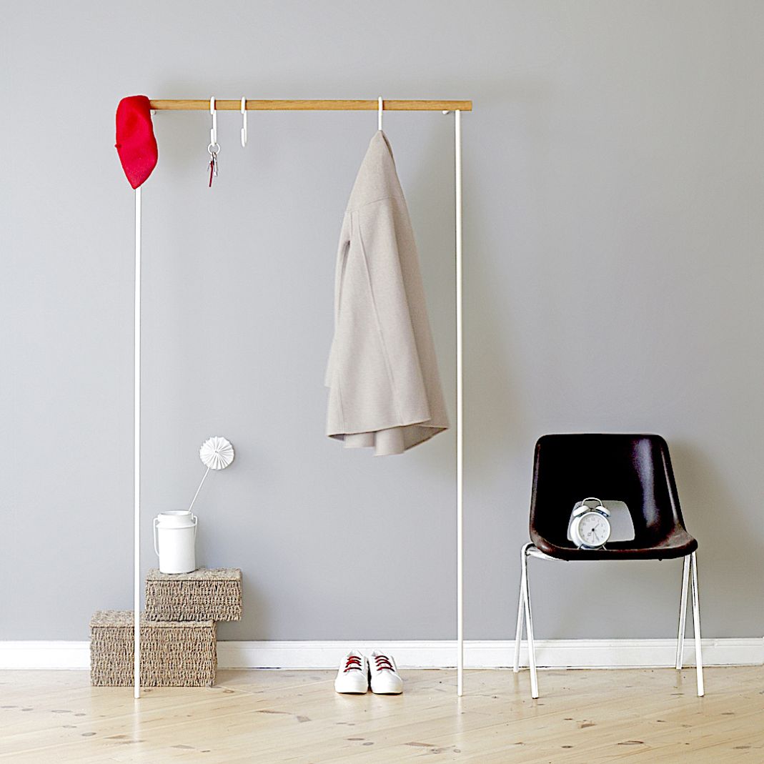 Leanon II leaning coatrack white Roomsafari