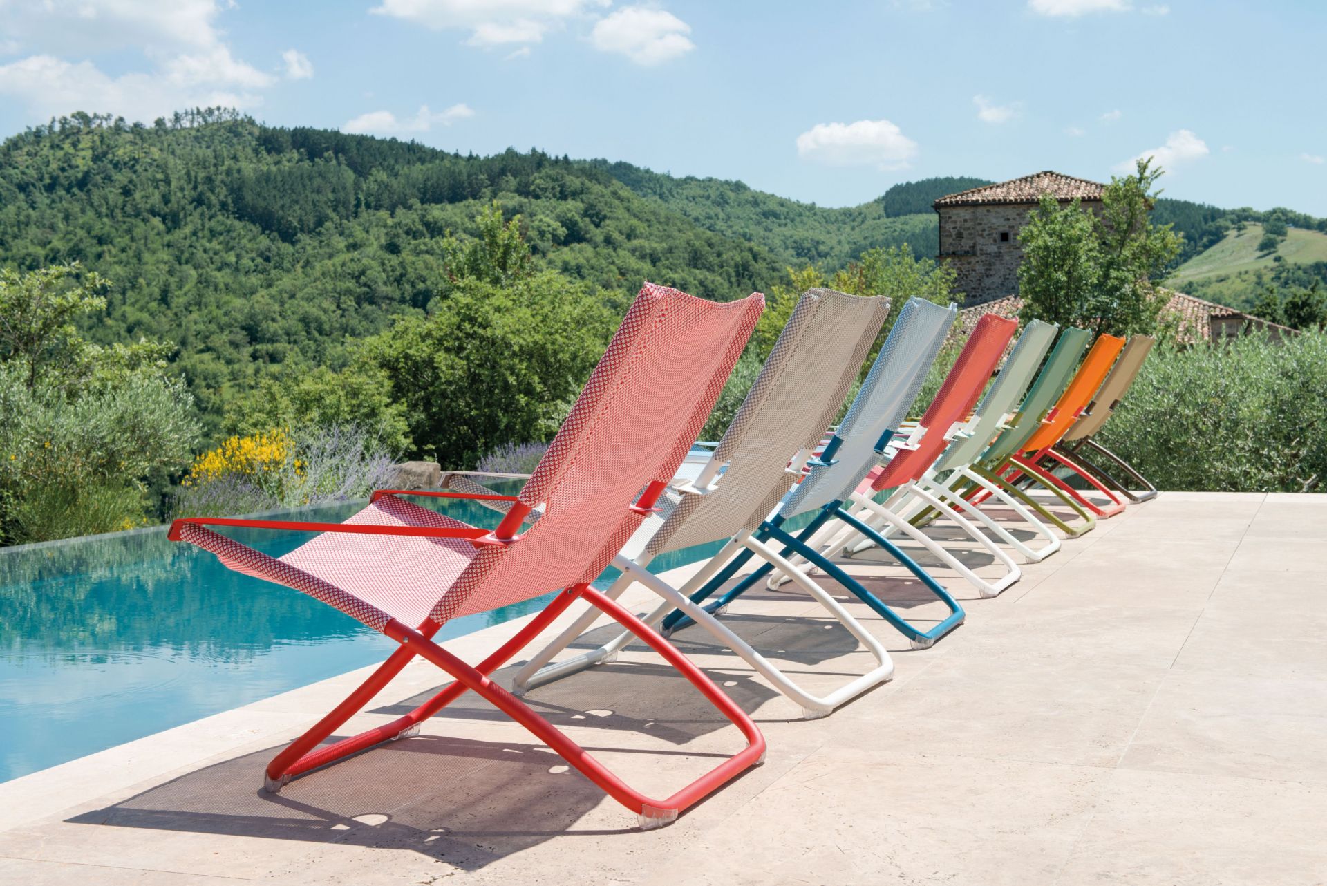 Snooze Deckchair Emu indian brown - beige