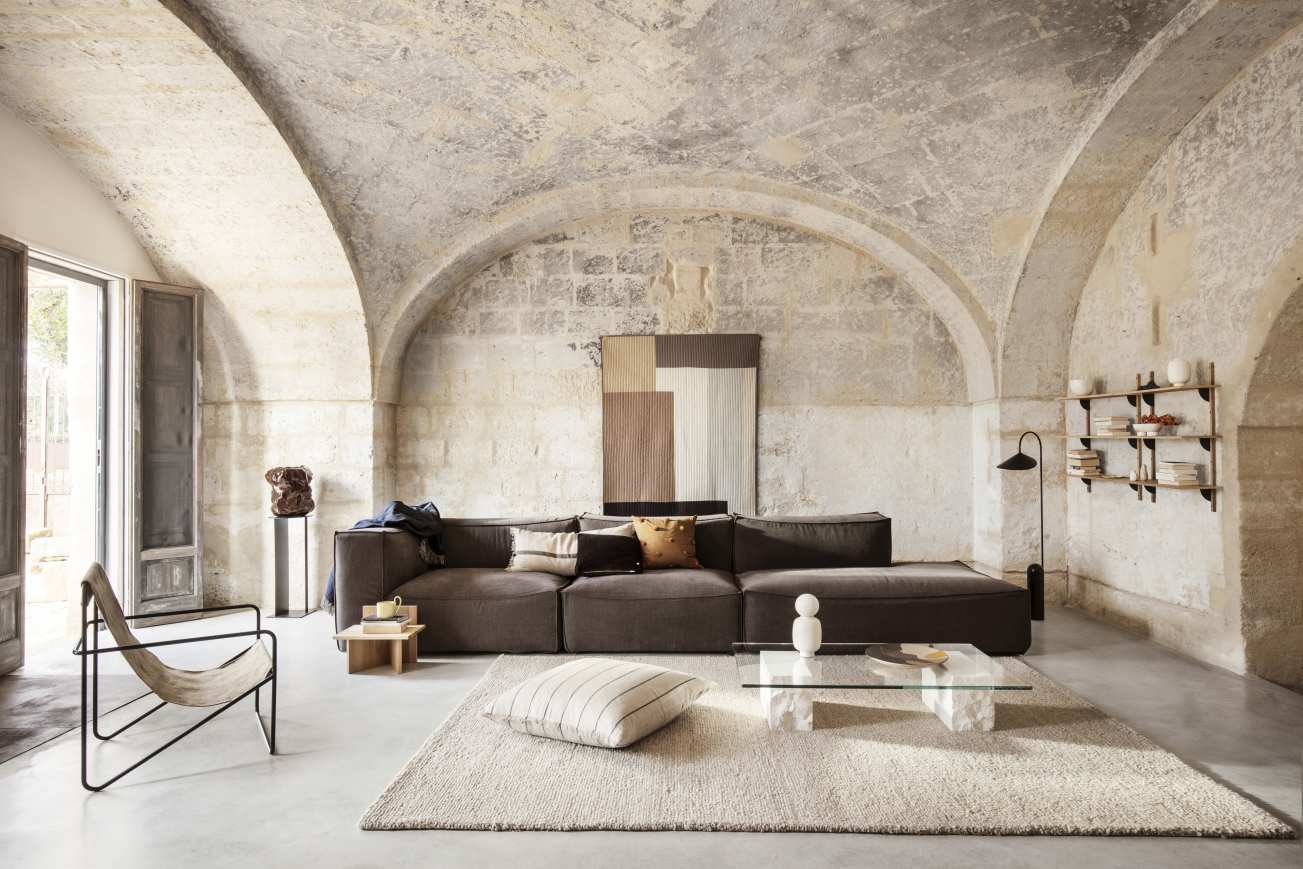 Mineral Coffee Table - Bianco Curia Coffee Table Ferm Living