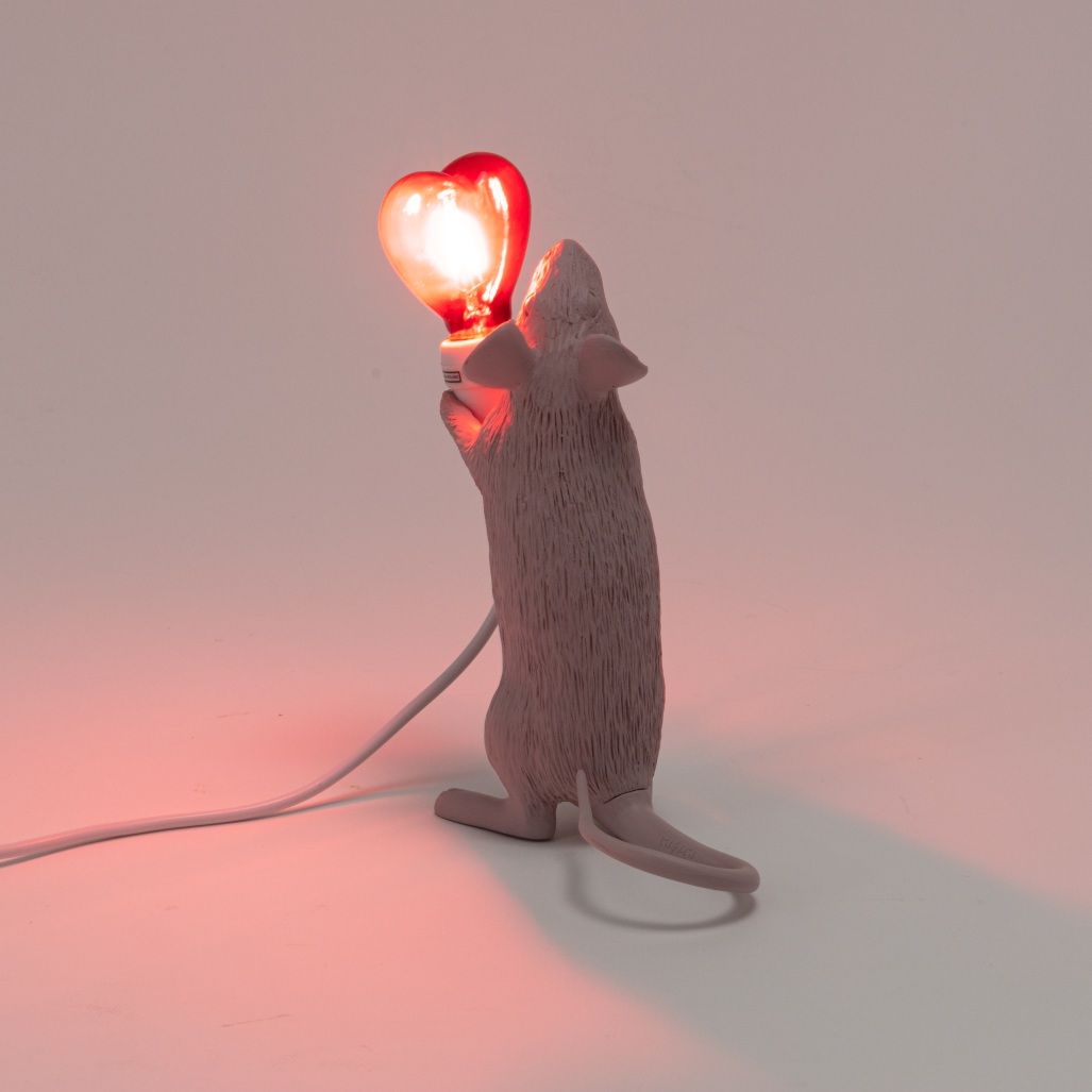Mouse Lamp Step Love Edition USB Table Lamp Seletti