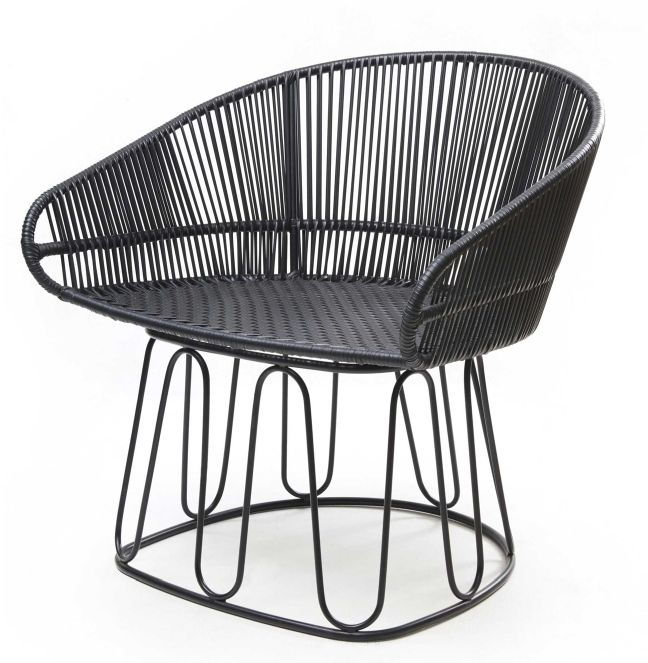 Circo Lounge Chair Lounge Chair Outdoor ames Black matt / Black