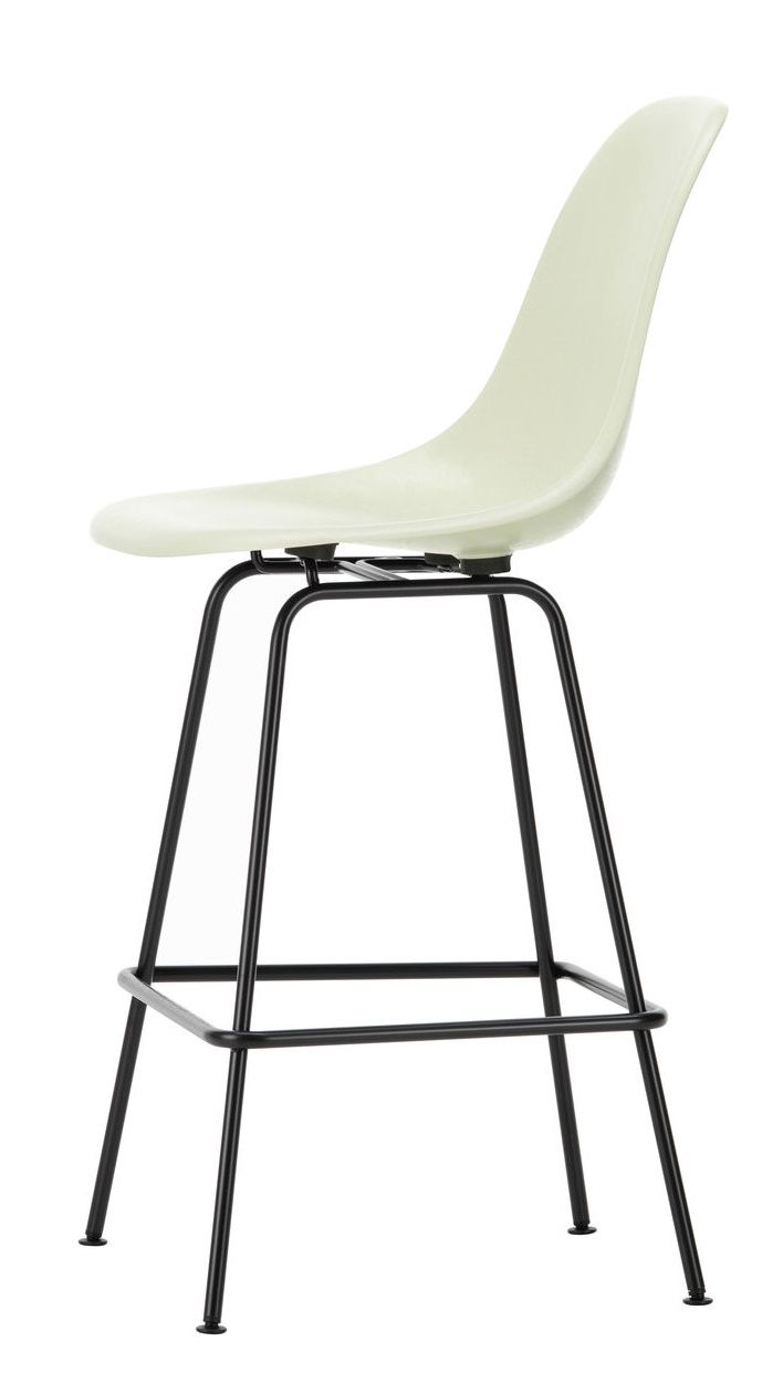 Eames Fibreglass Bar Stool Medium Bar Stool Vitra