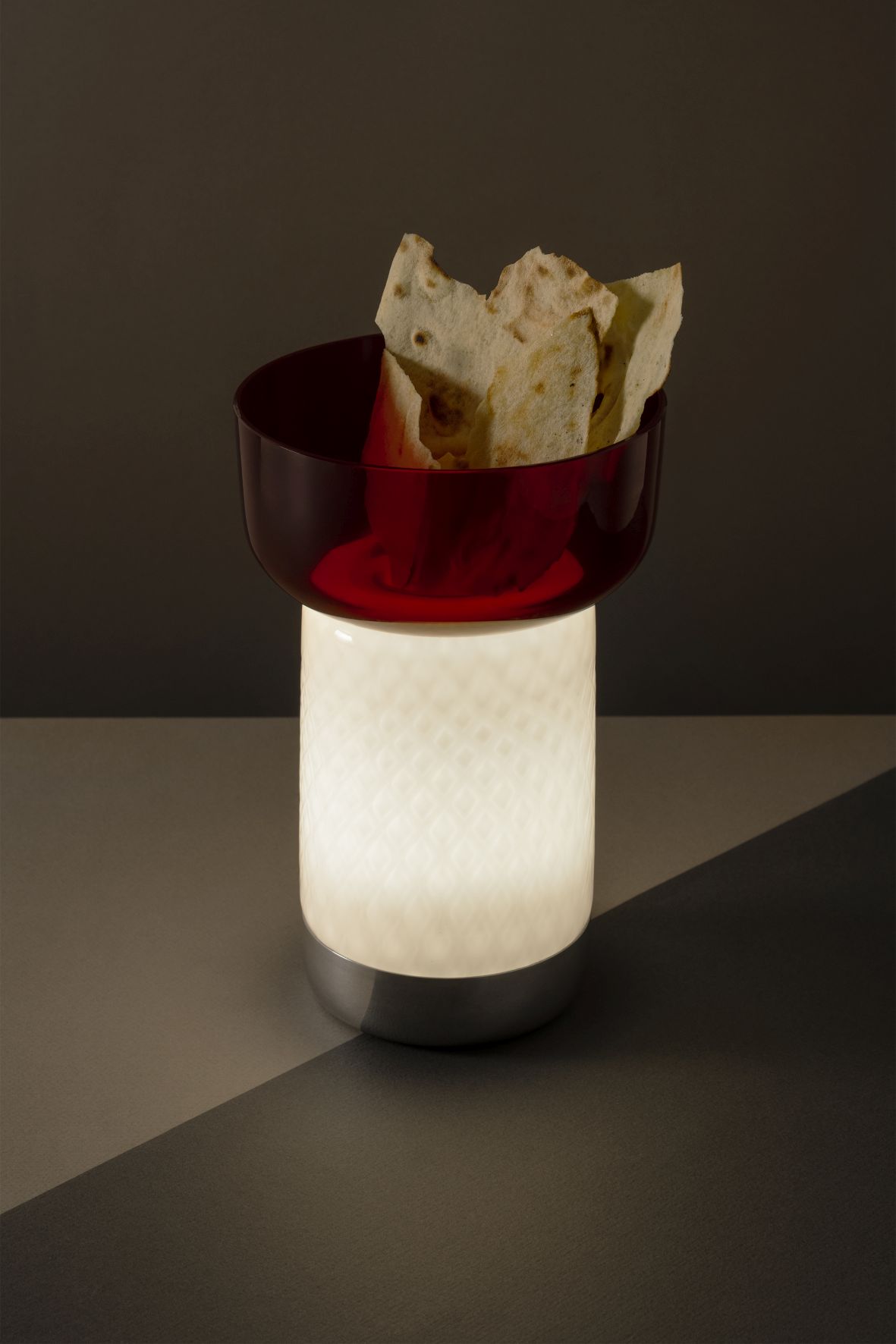 Bontà Battery Lamp Body with Plate Artemide