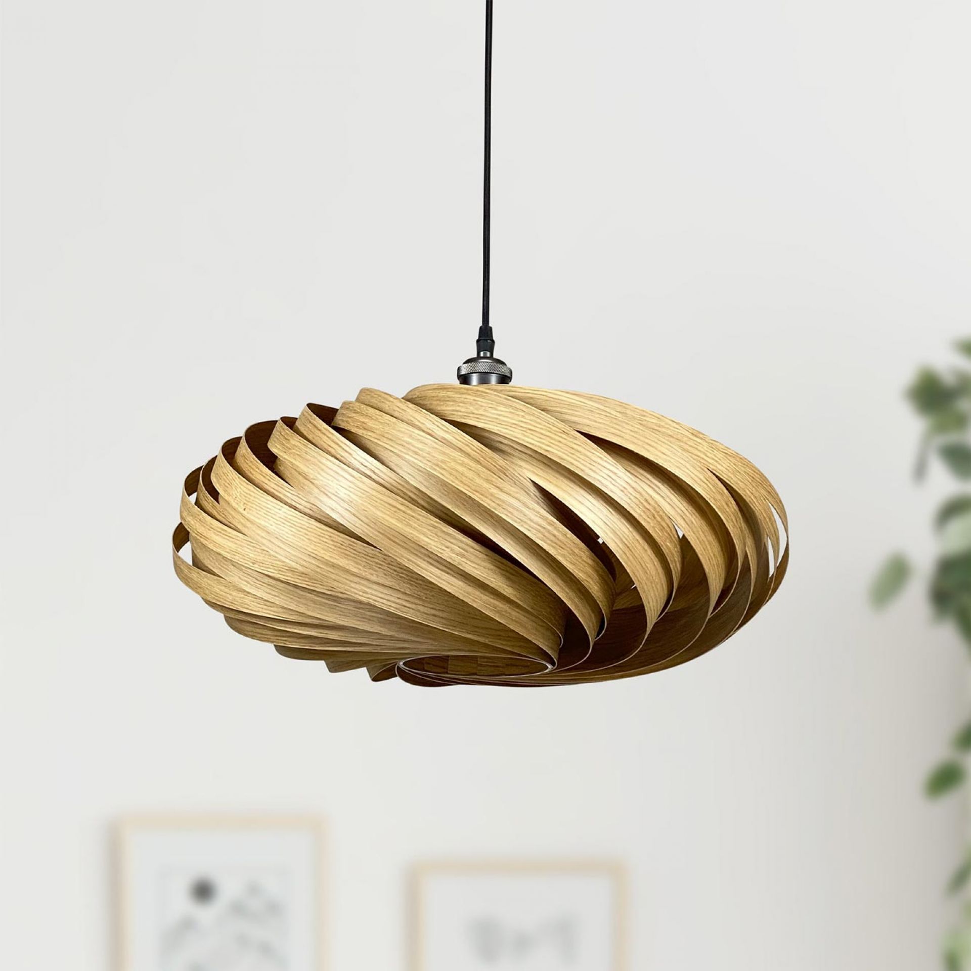 Veneria Pendant lamp Ø50 cm Oak Gofurnit