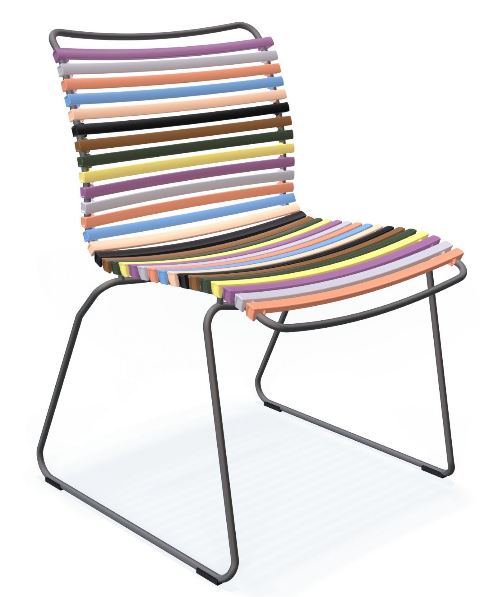 Click chair without armrests Outdoor Houe Multicolor 1 SINGLE PIECES