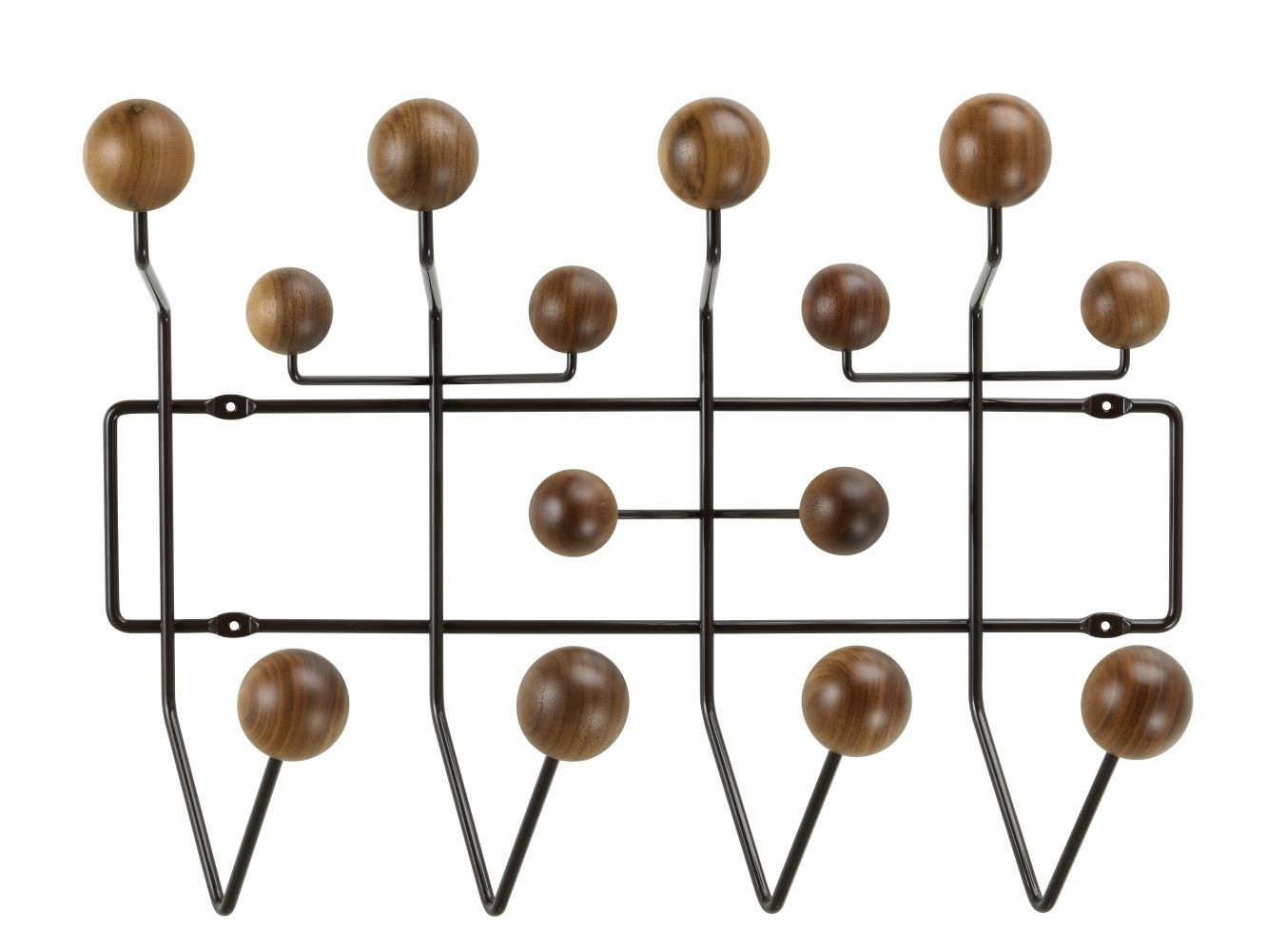 Eames Hang it all coat rack natural walnut Vitra NEW VERSION  