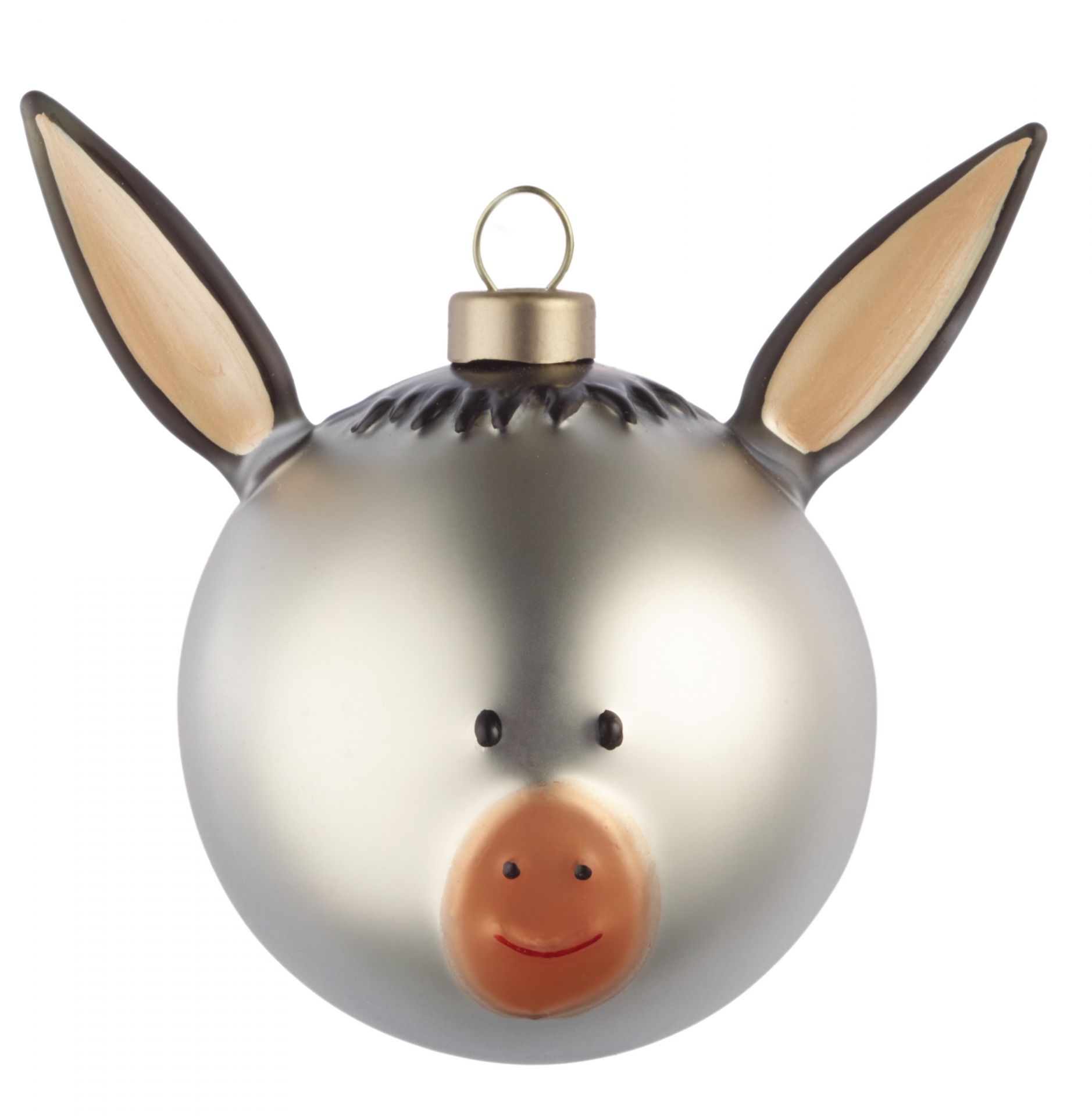 Palle Presepe - Asinello donkey Christmas bauble Alessi AMJ13 5