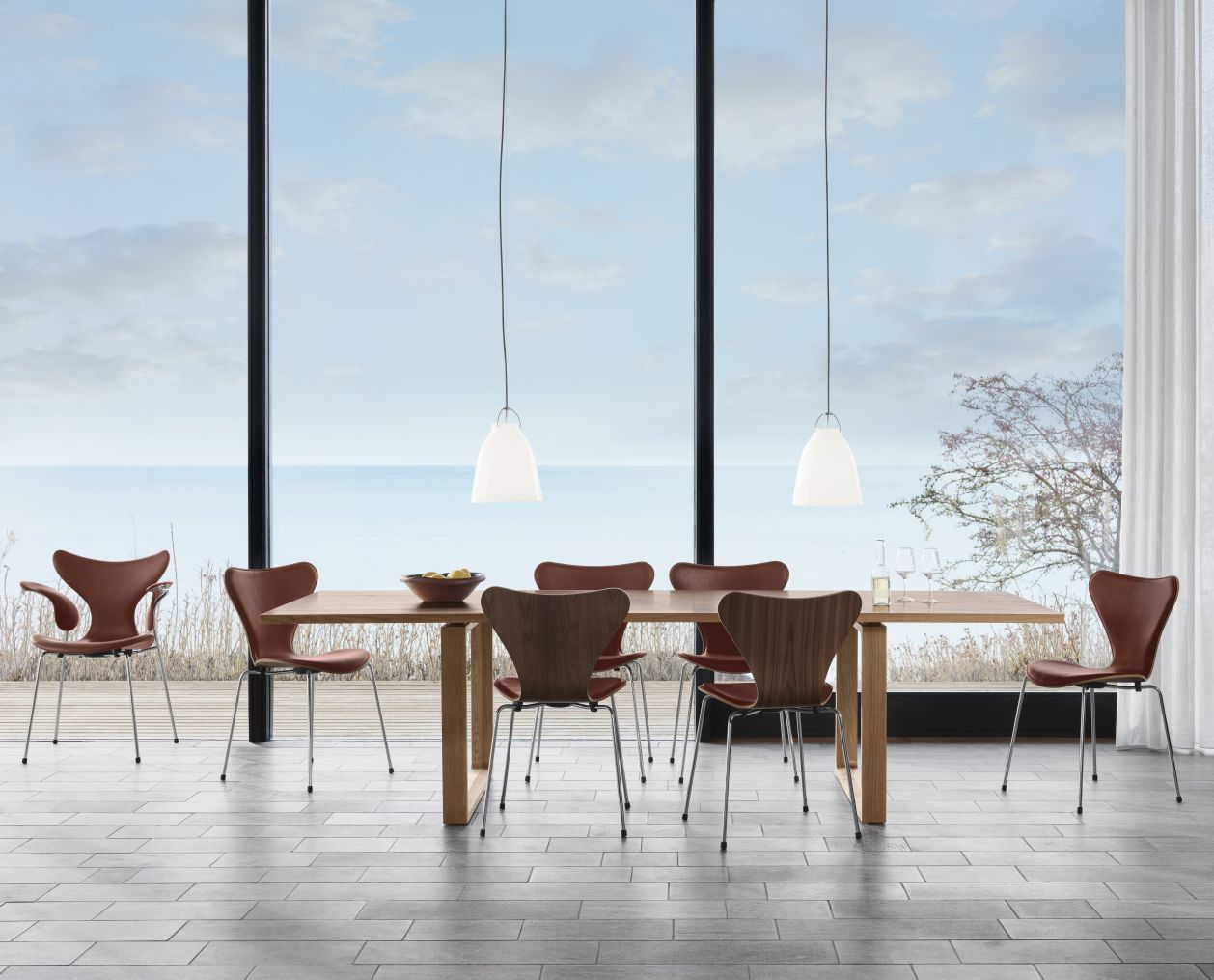 Seven / Series Chair 3107 Fritz Hansen anniversary model