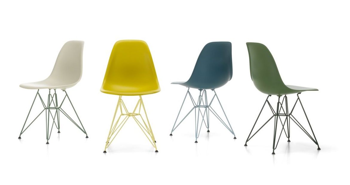 Eames Plastic Side Chair DSR Chair Vitra