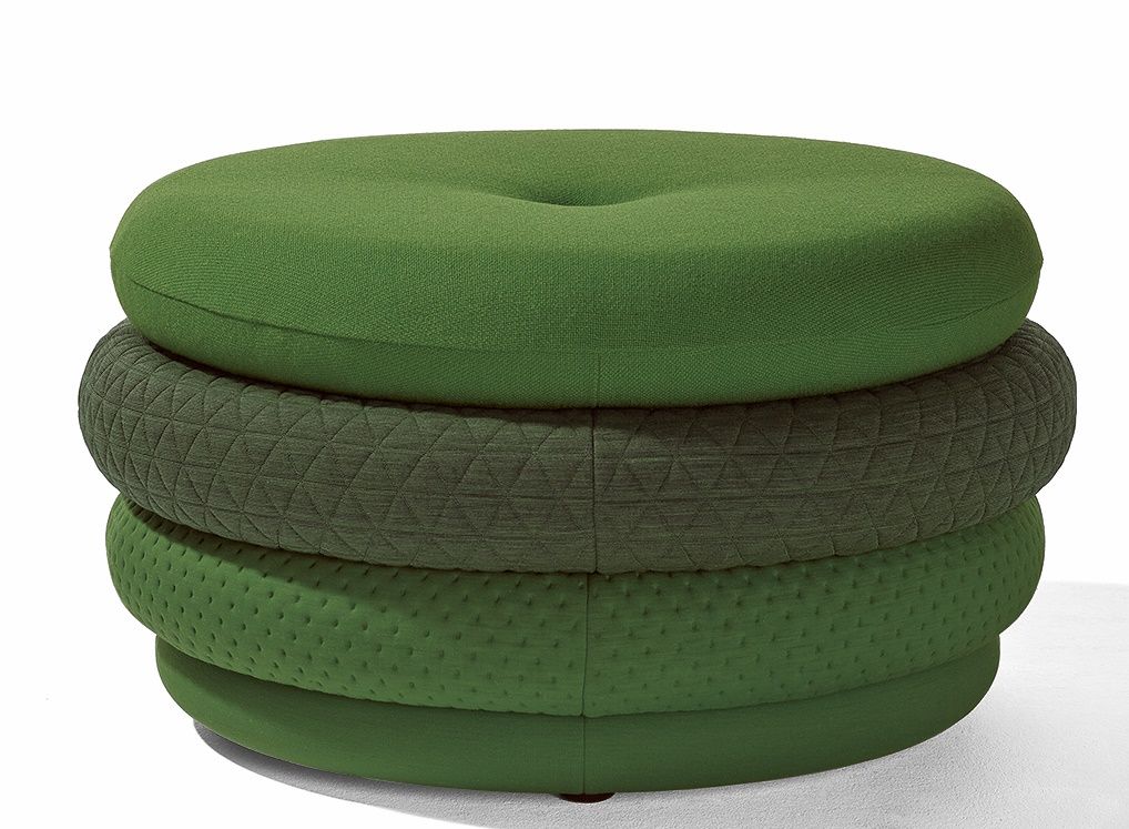 Fat Tom Pouf Lounge - Stool without Legs Richard Lampert Green 