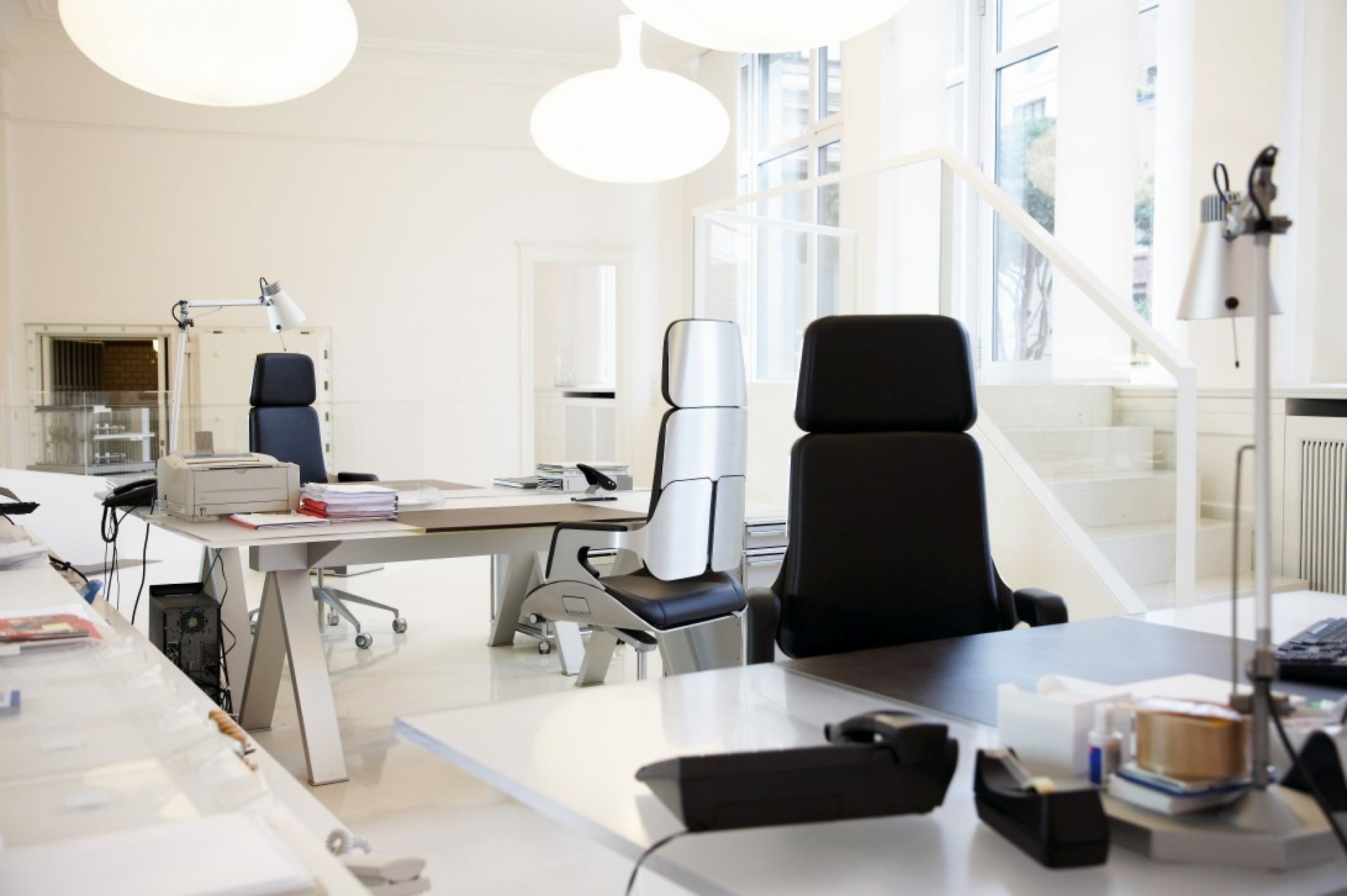 Silver SV11P Office Swivel Chair high Interstuhl