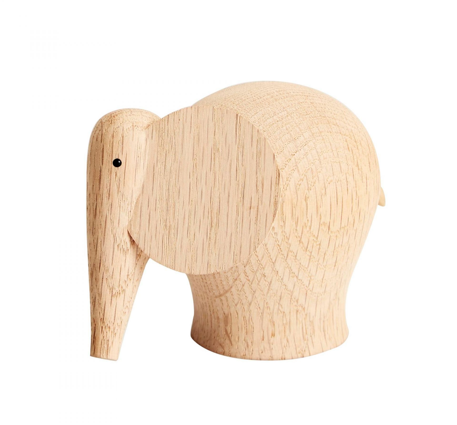 Nunu elephant Wooden elephant small Woud SINGLE PIECE
