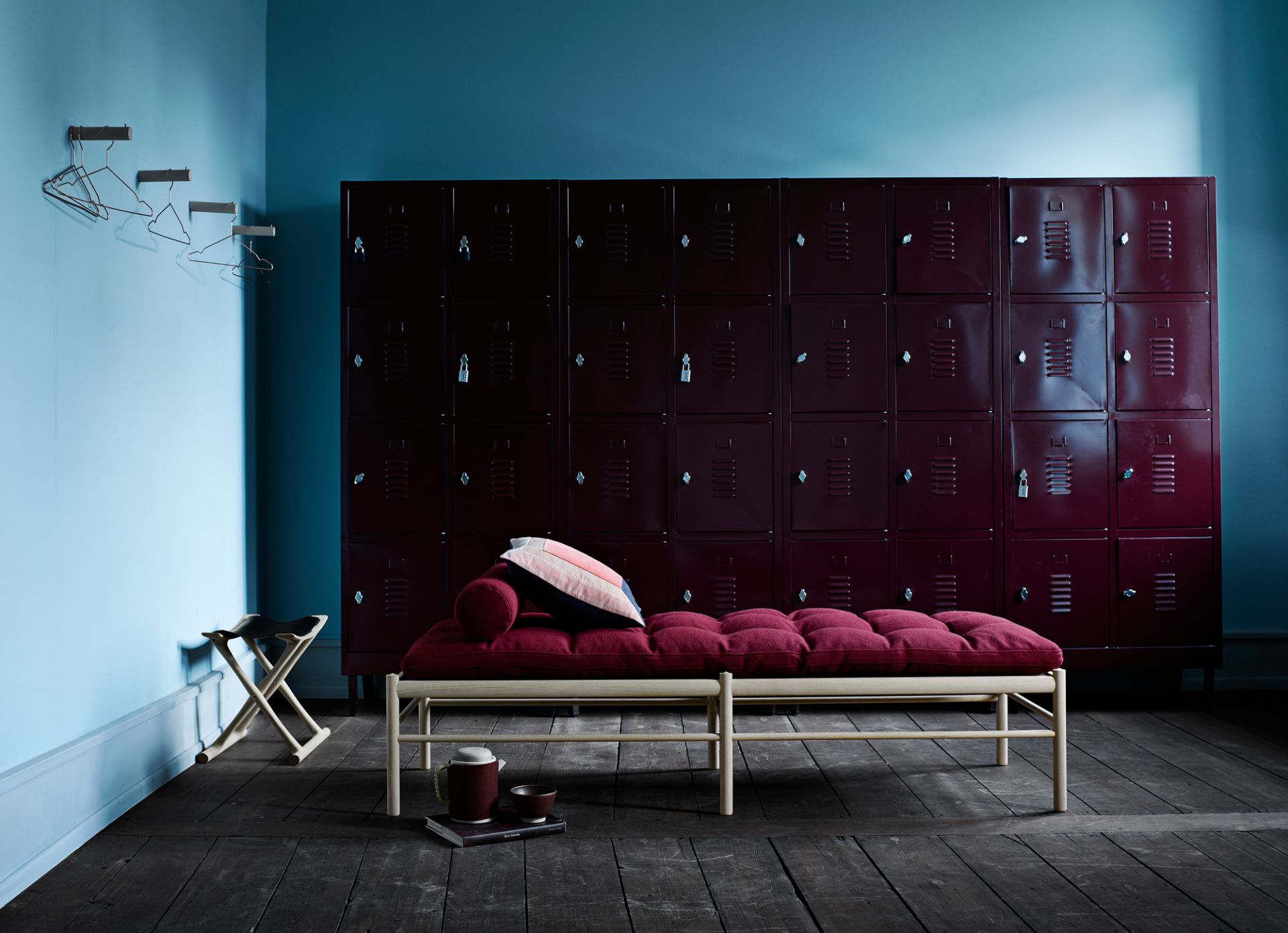 OW150 Daybed Carl Hansen &amp; Søn Leather brown Sif 95