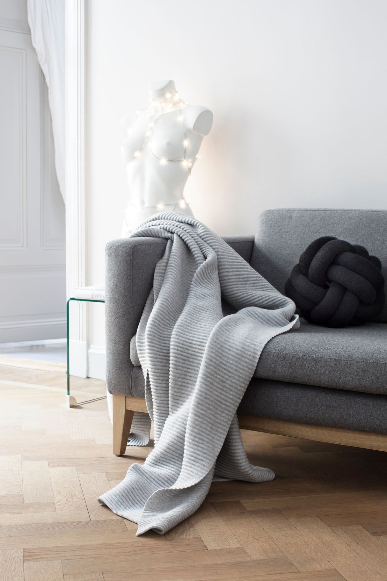 Pleece Throw blanket Design House Stockholm SINGLE PIECE