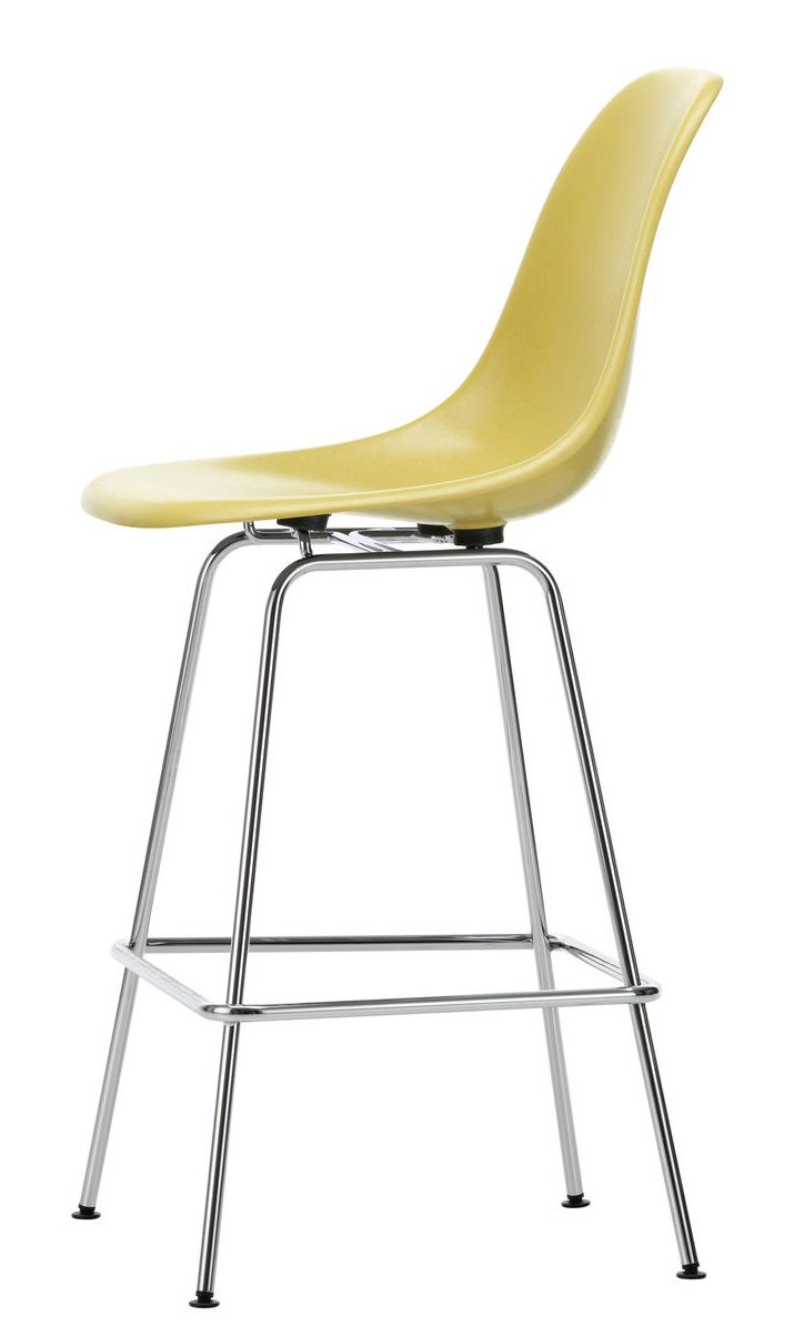 Eames Fibreglass Bar Stool Medium Bar Stool Vitra