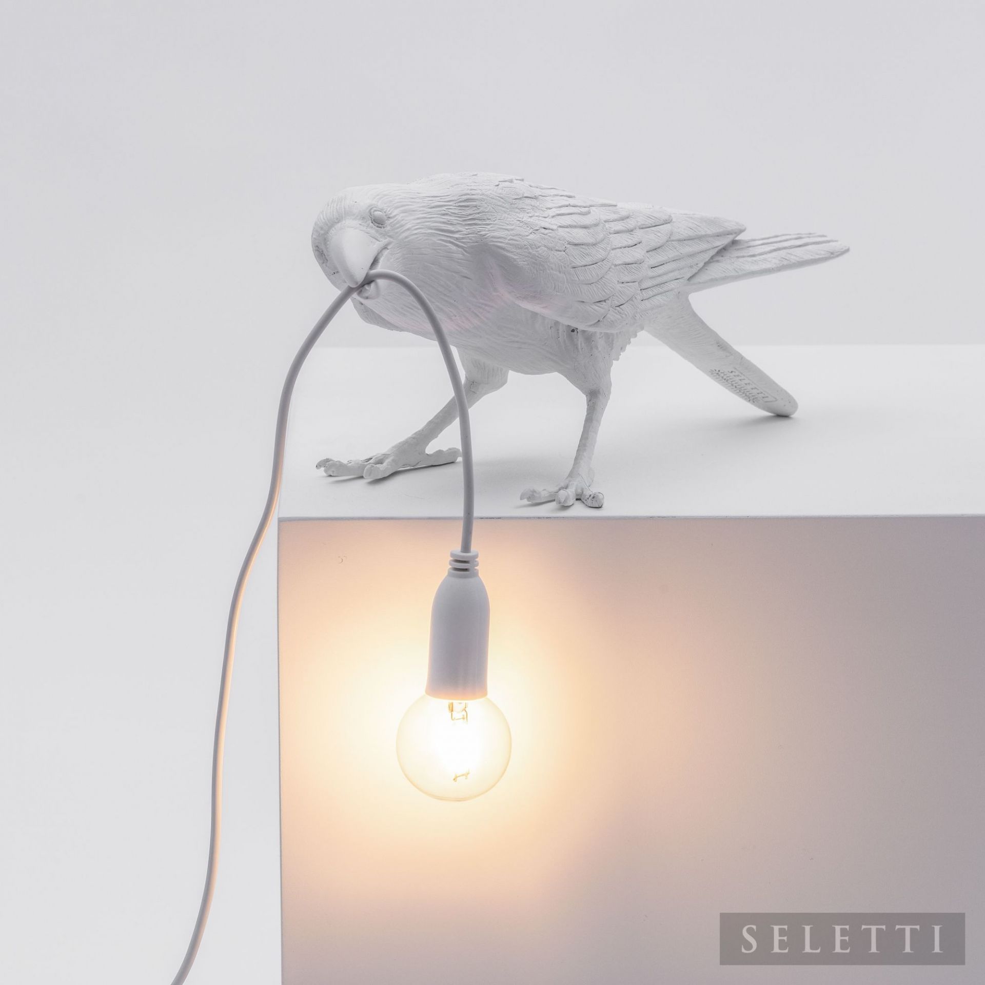 Bird Lamp Playing white lamp Seletti SINGLE PIECES