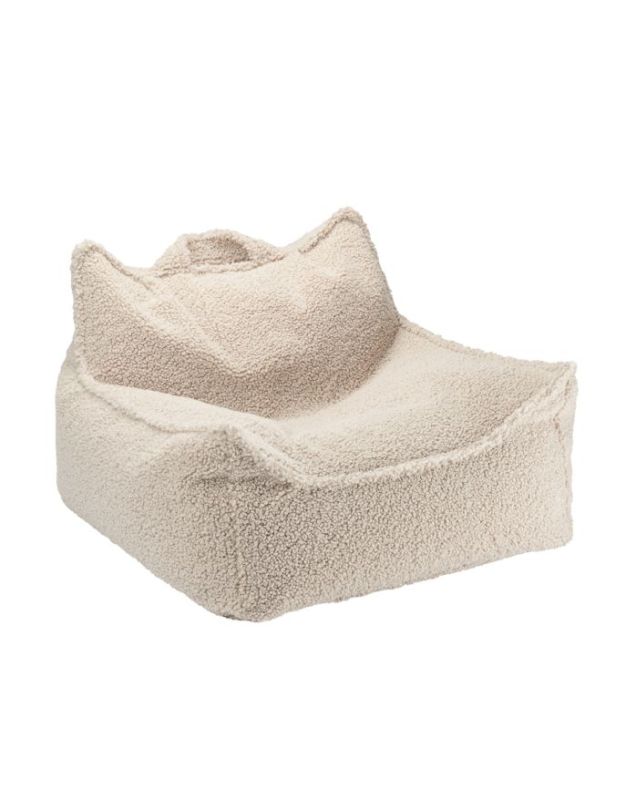 Beanbag armchair teddy fabric Wigiwama