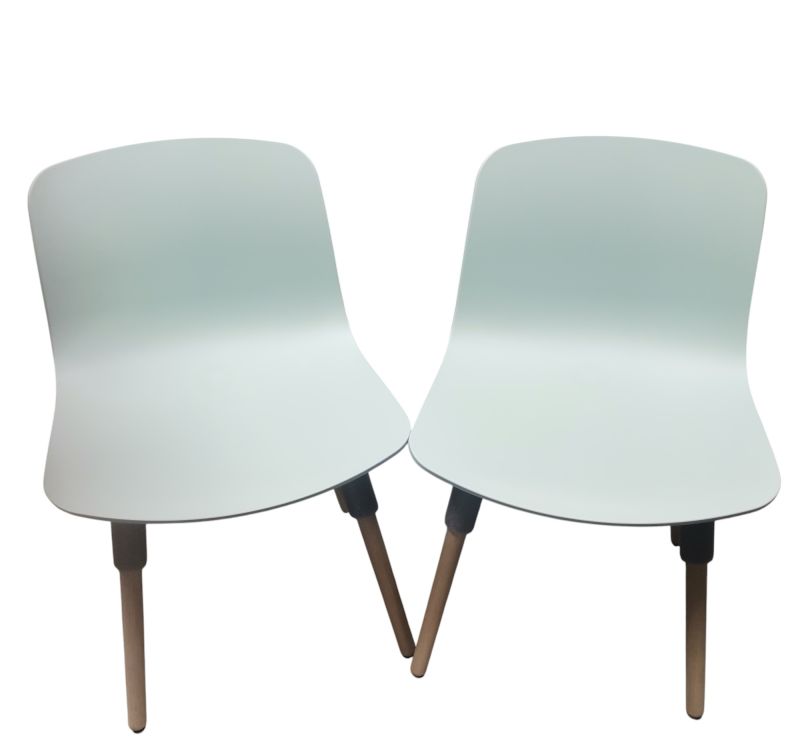 About a Chair AAC12 / AAC 12 Chair DUSTY MINT / OAK SOFT Hay 2-piece set IMPERFECT ITEMS