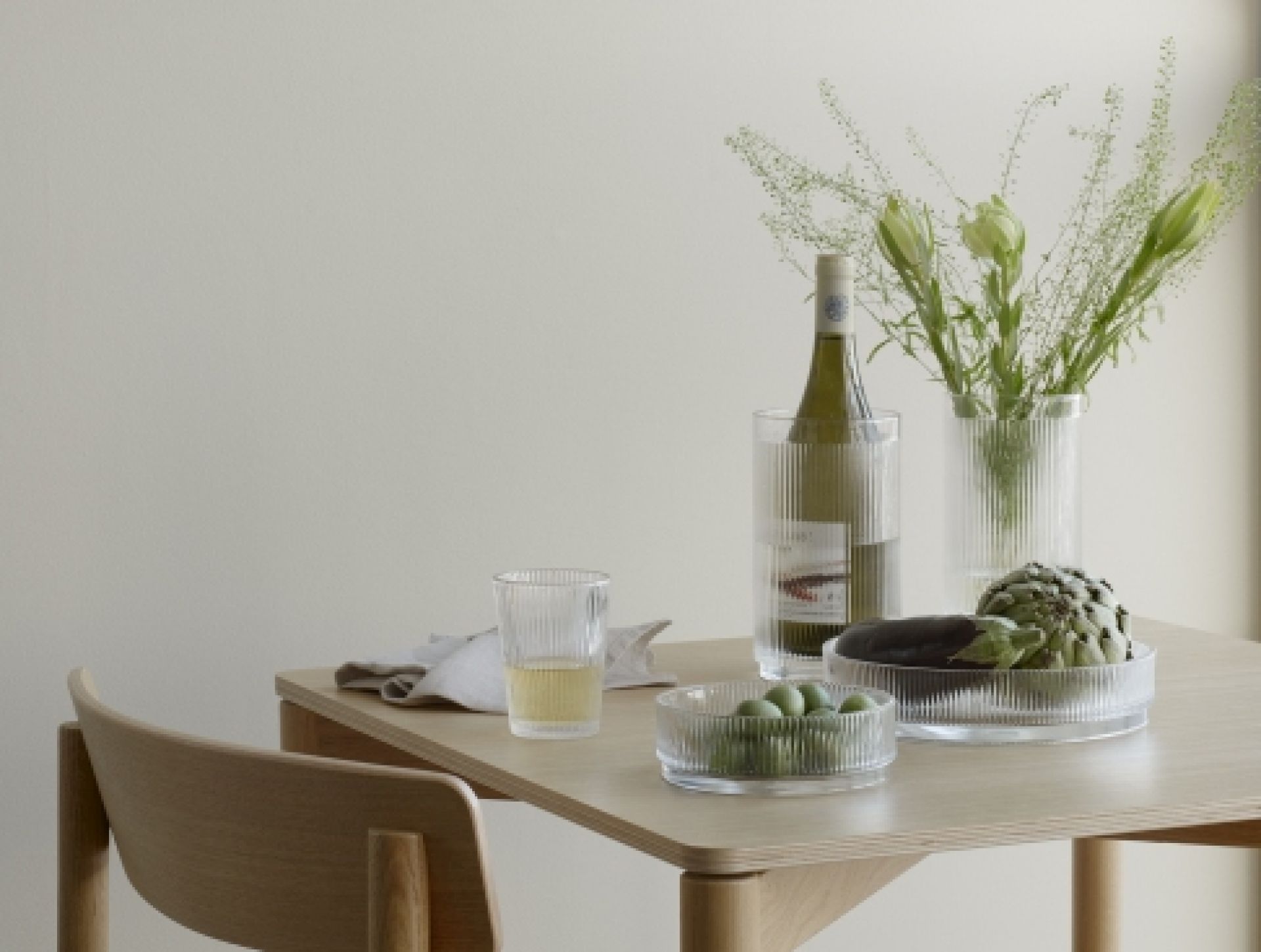 Pilastro serving bowl large Stelton SINGLE PIECE