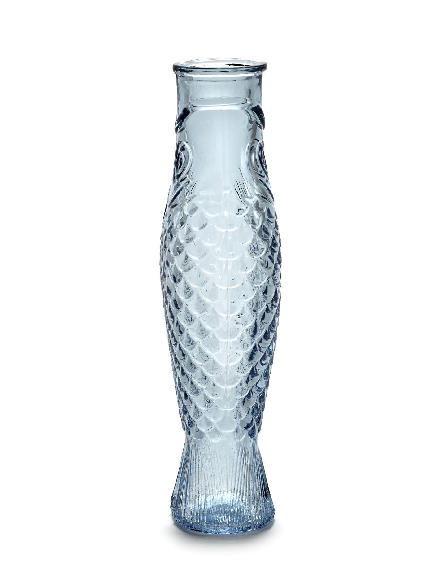 Fles Bottle Fish blue Serax