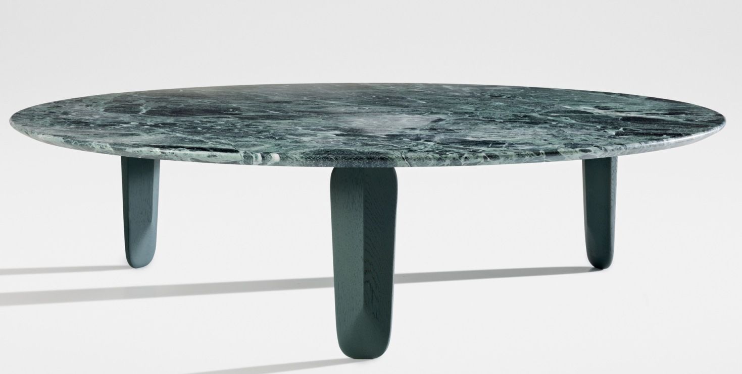 Kuyu Marble Round Marble Coffee Table Round Zeitraum
