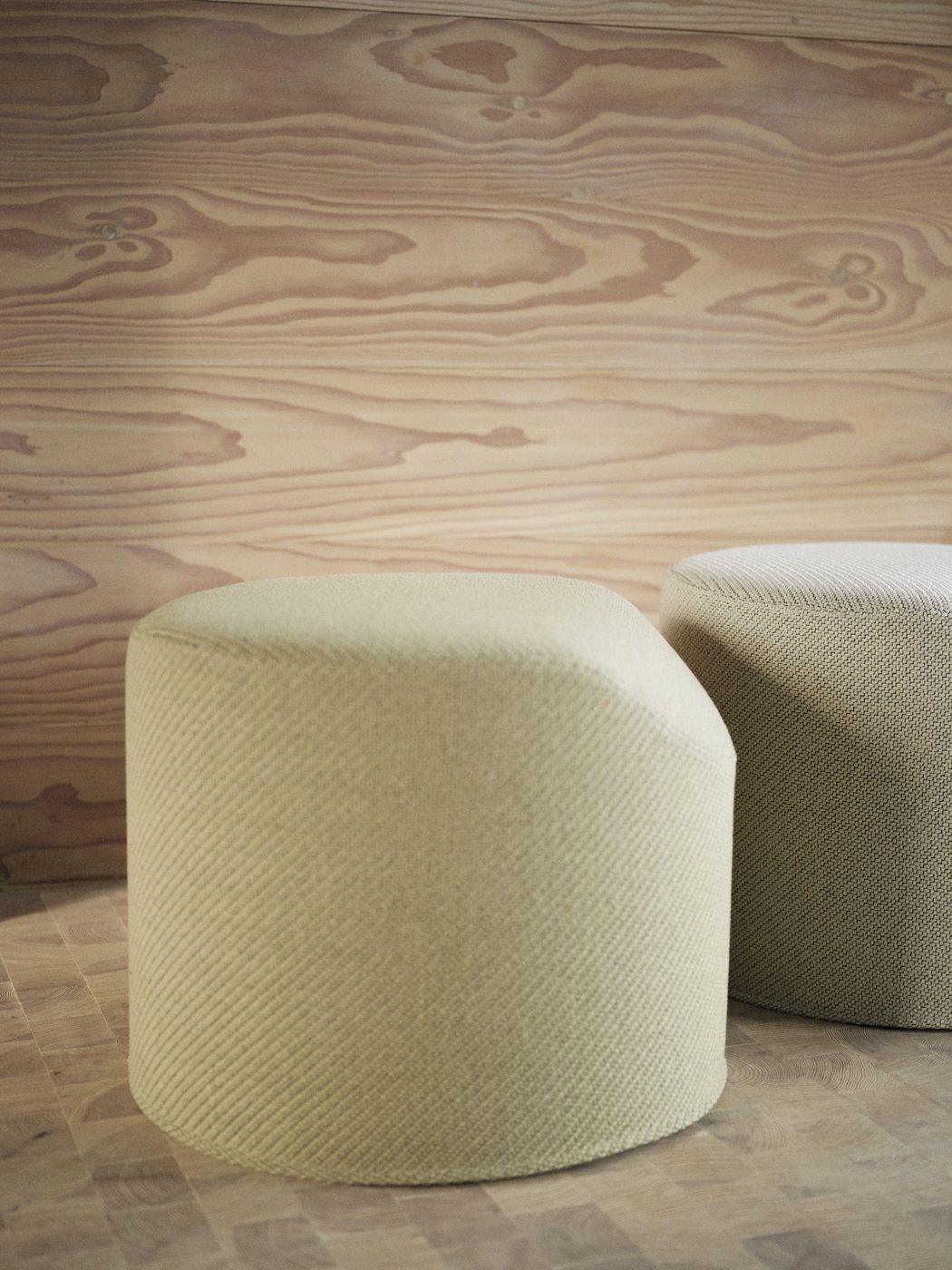 Coral Pouf Stool Softline