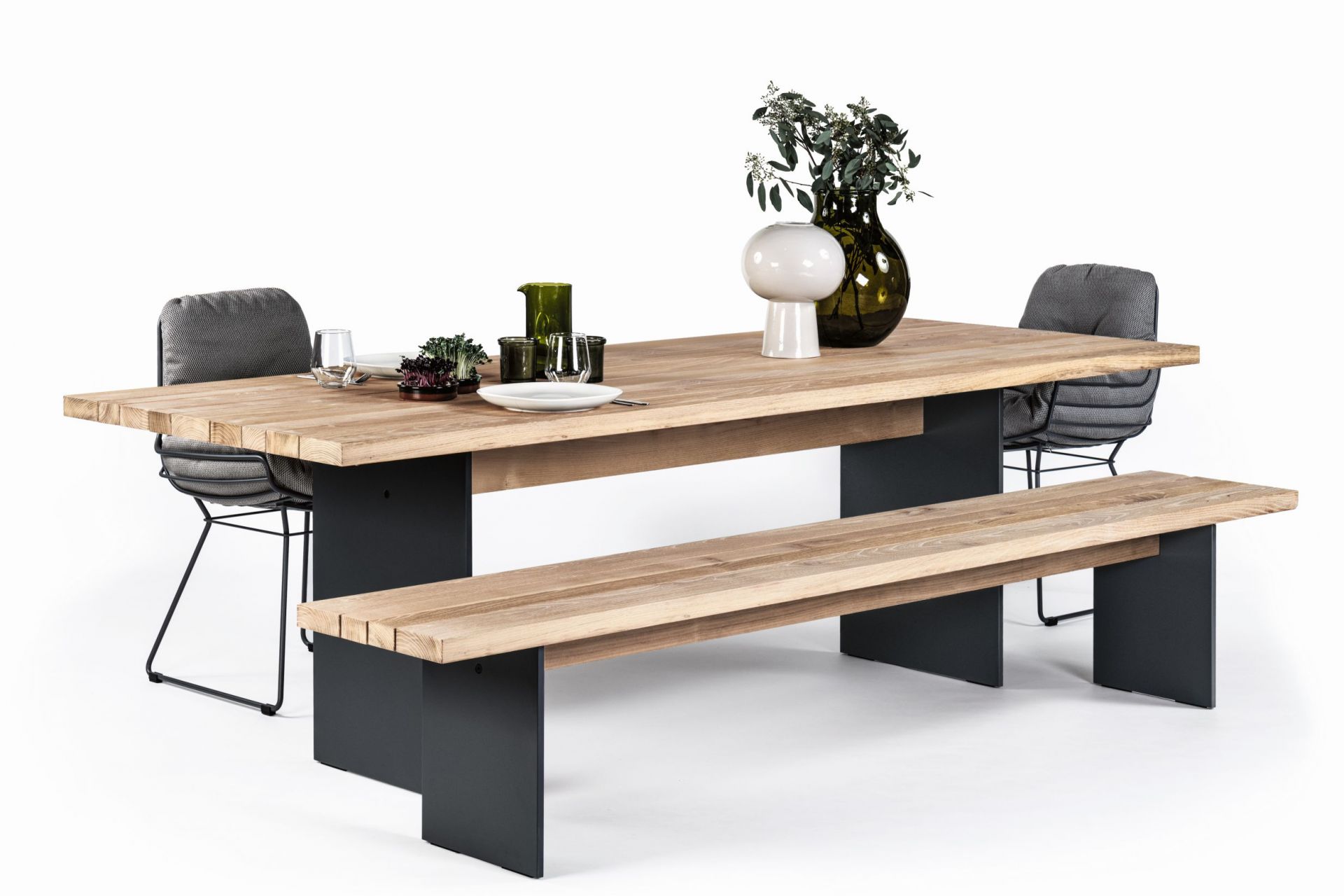 SC 48 Outdoor bench Brushed oiled acacia Janua 