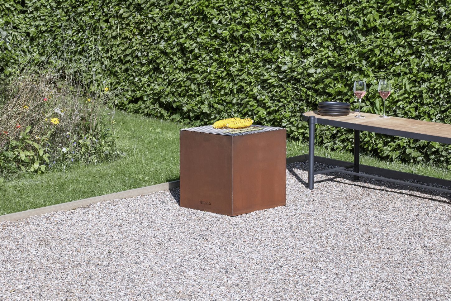 FireCube fire bowl and grill Eva Solo 