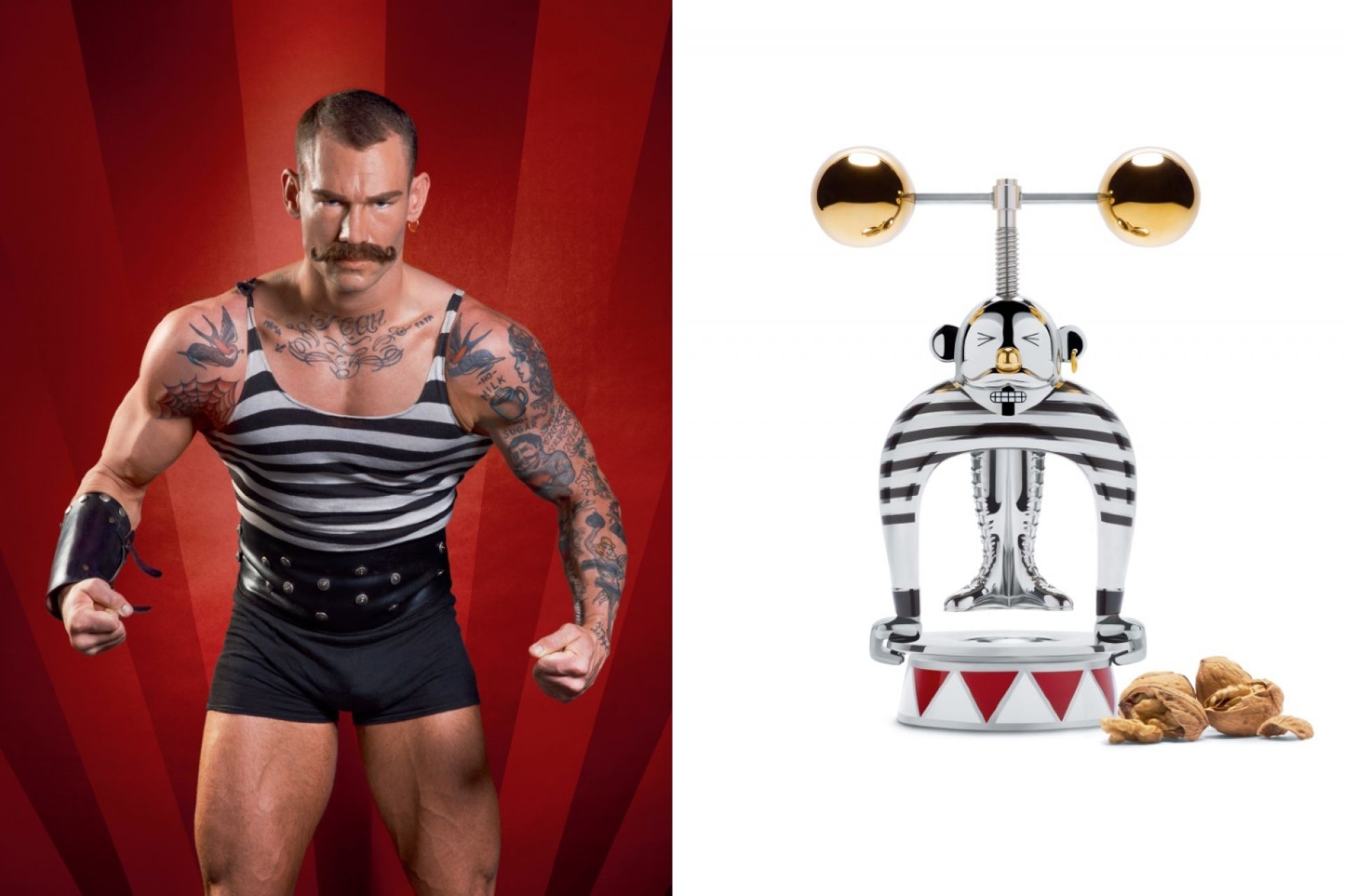 Alessi Circus The Strongman nutcracker Alessi LIMITED EDITION
