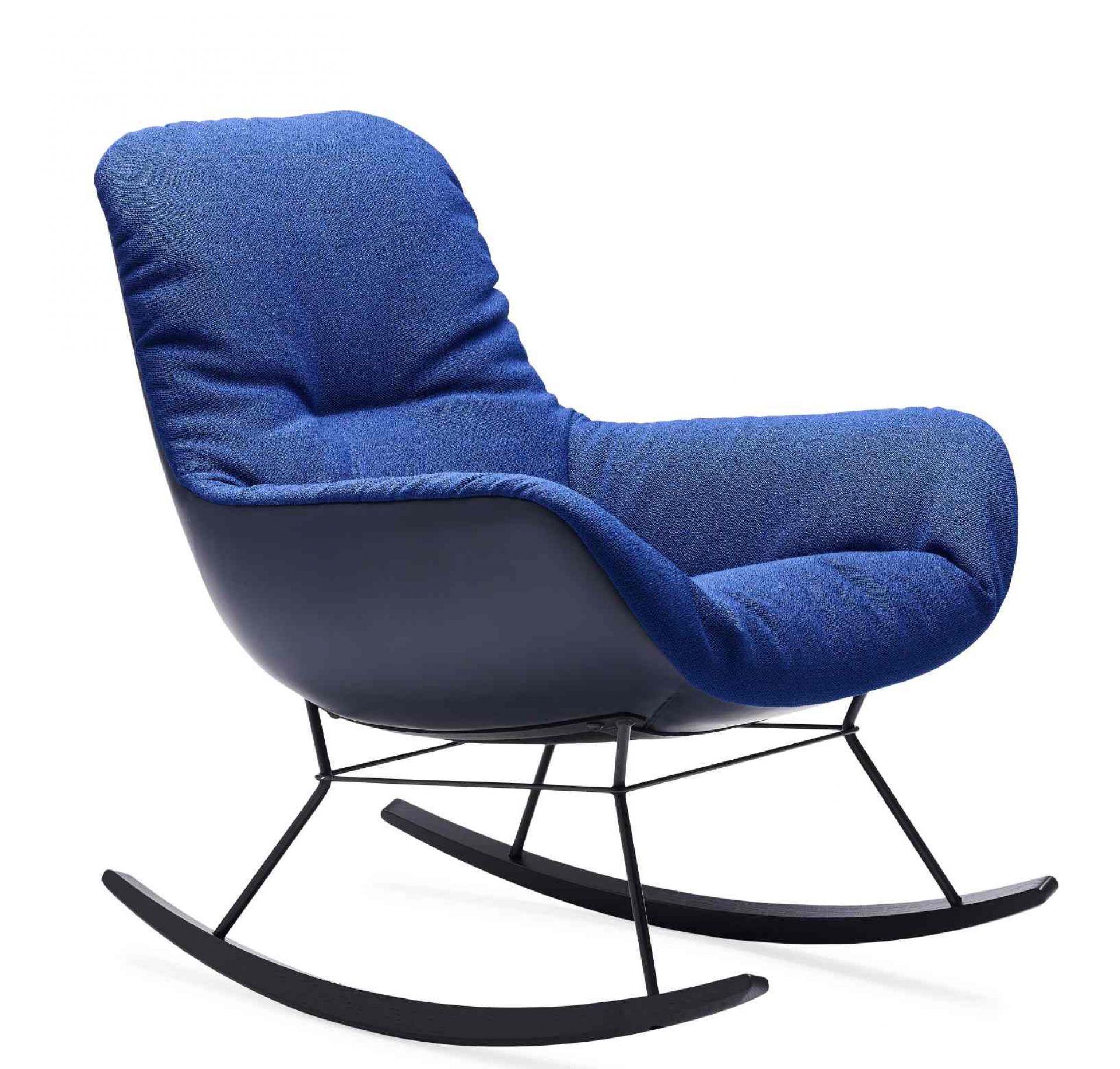 Leya Rocking Lounge Chair Freifrau Manufaktur