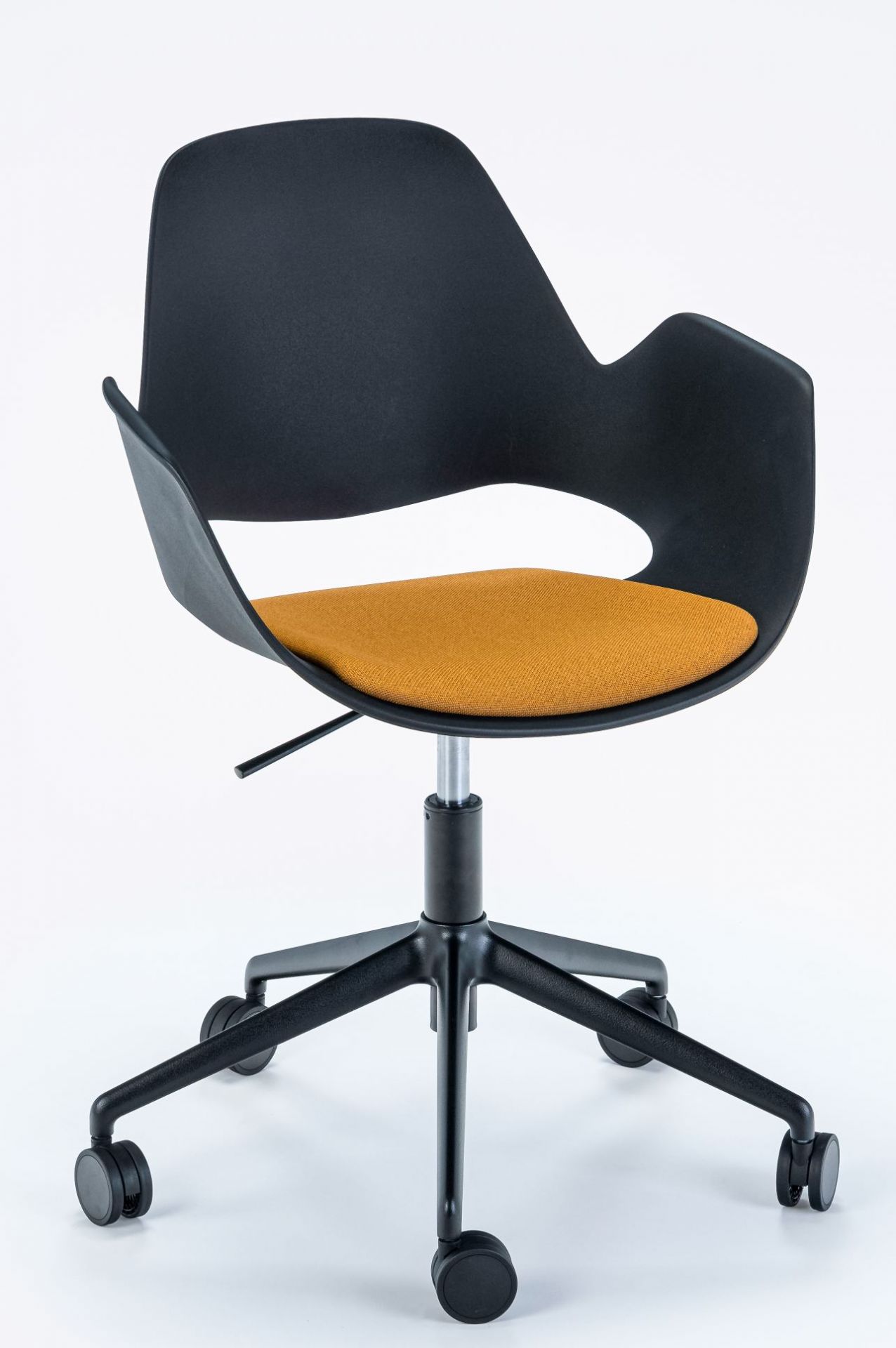 Falk Swivel Chair Five Star Base with Castors Houe