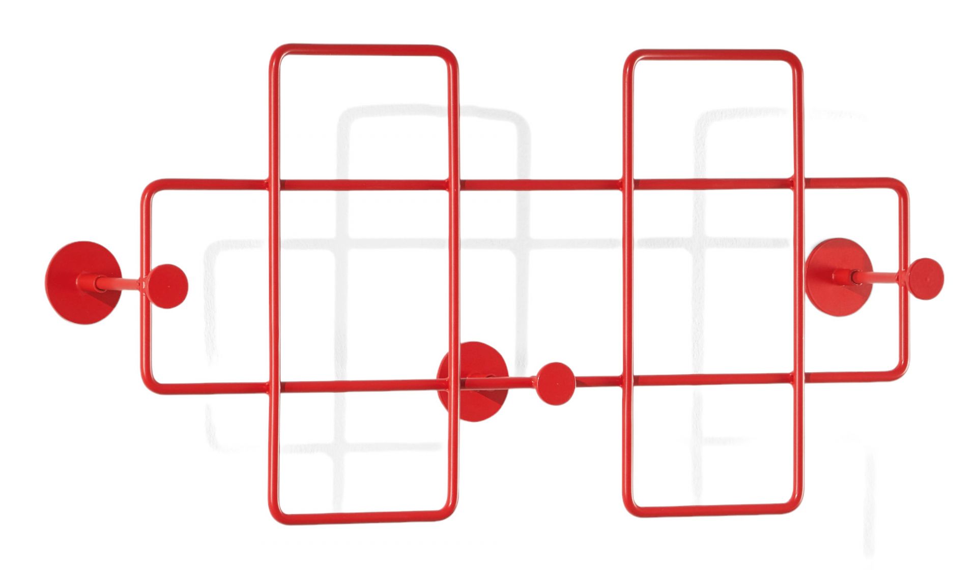 Bazar Wall Coat Rack Medium Blood Orange Richard Lampert