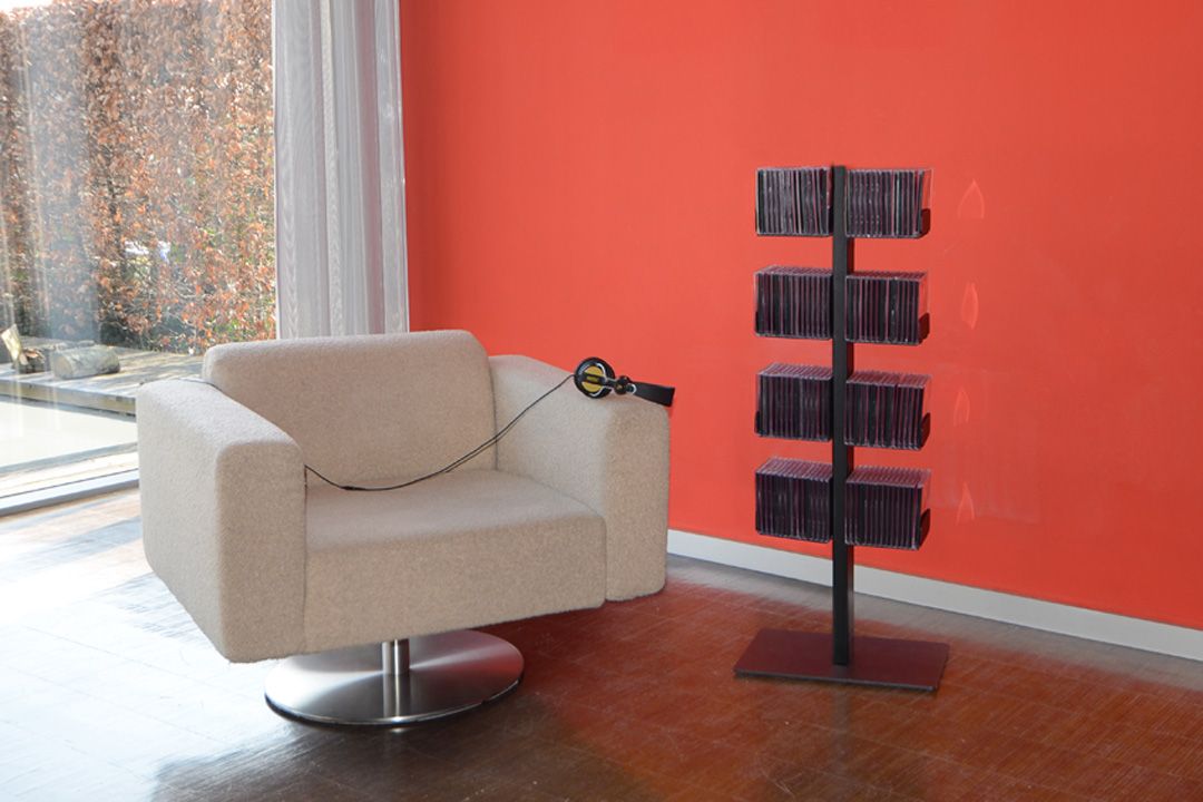 CD tree / DVD tree Double floor-standing shelf Radius