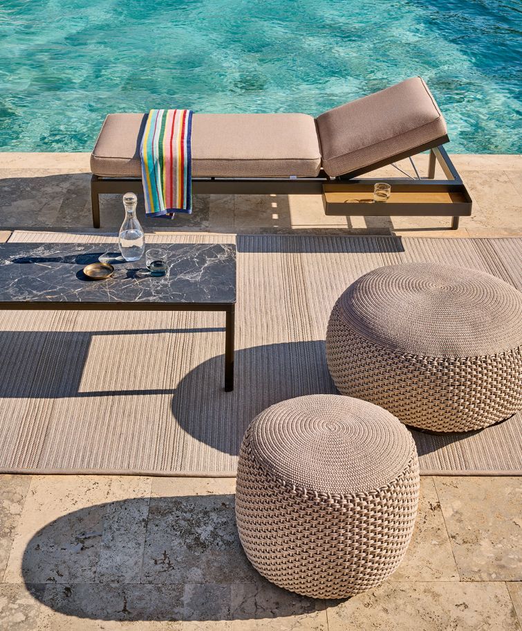 Pouf Stool Medium Indoor / Outdoor Weishäupl