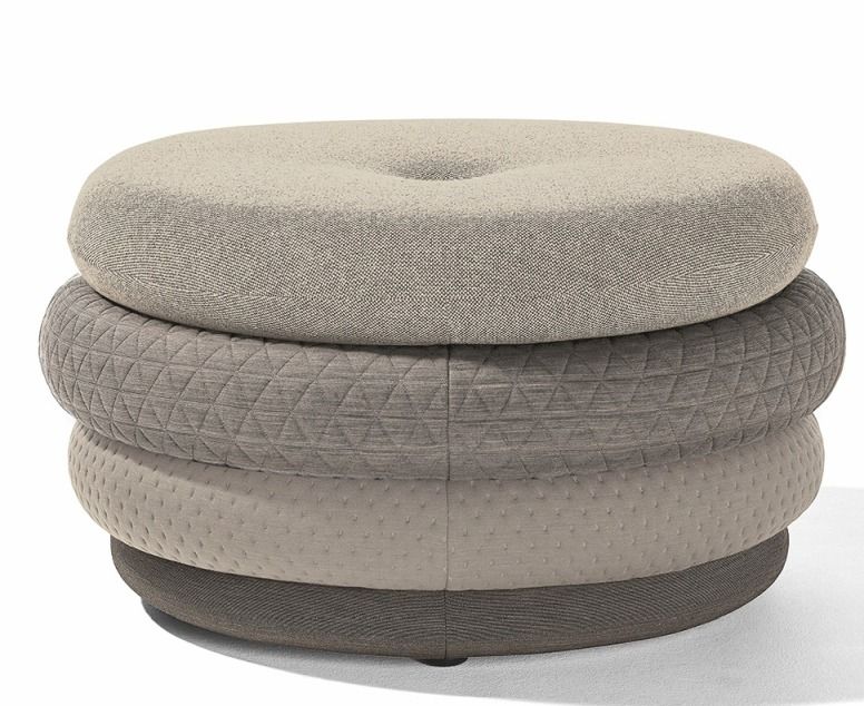 Fat Tom Pouf Lounge - Stool without Legs Richard Lampert Beige
