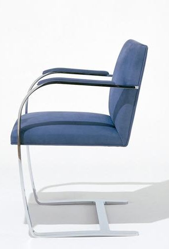 Brno Tubular Chair Flat Steel Knoll International  