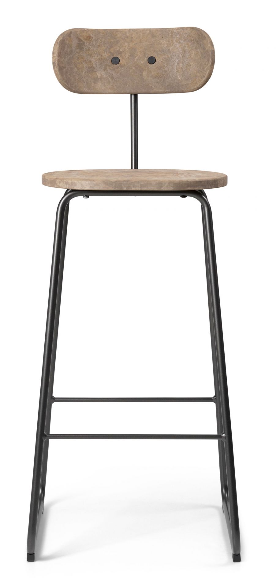 Earth Stool bar stool with Backrest Mater 