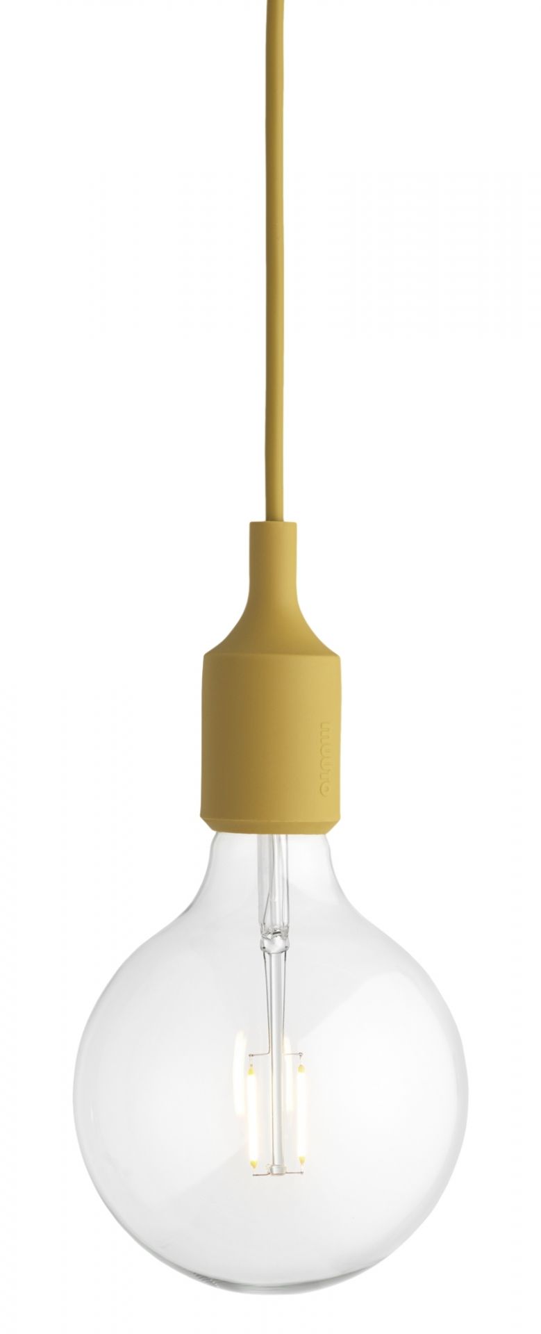 E27 Socket lamp Pendant Muuto-mustard
