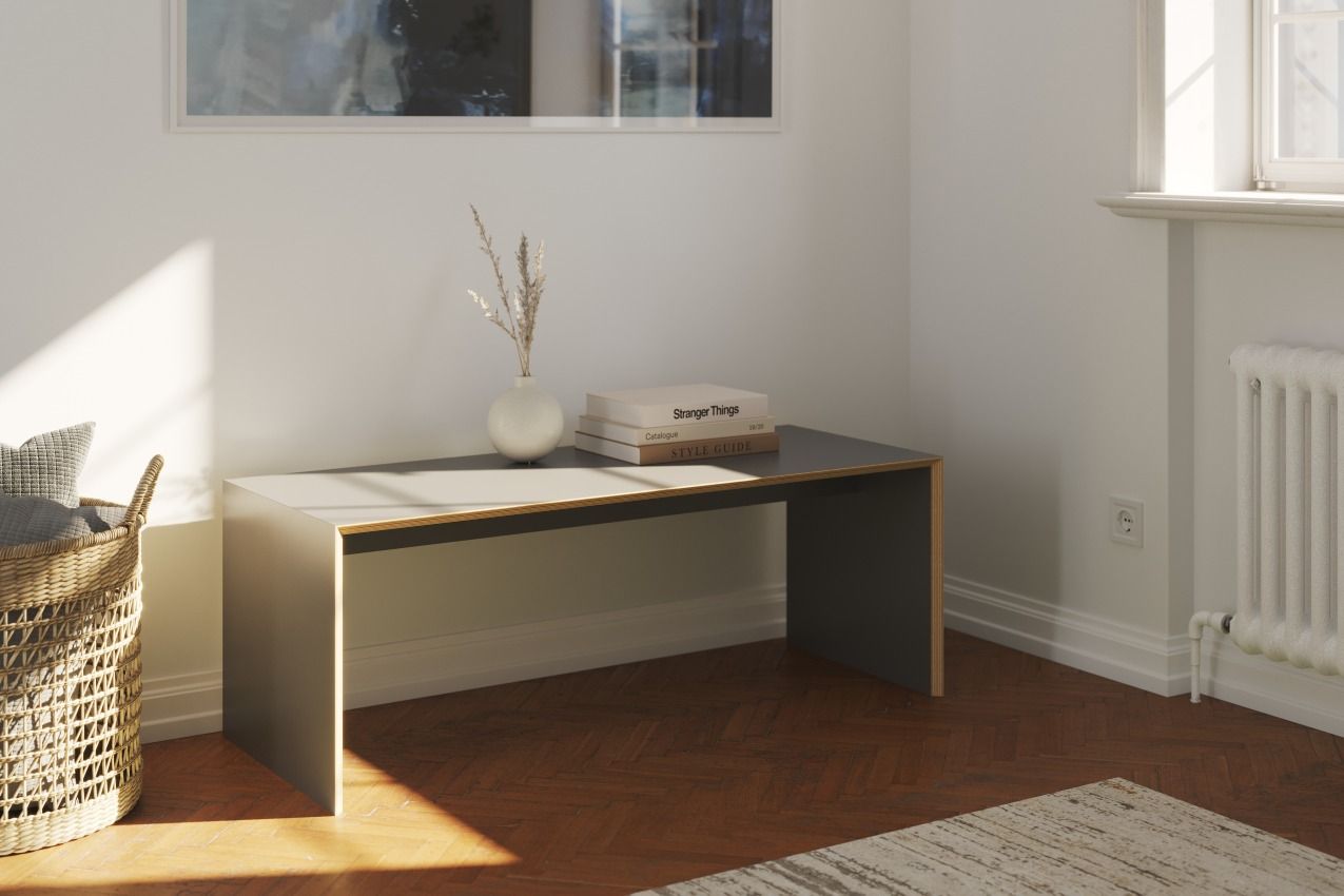 Bridge bench / side table Müller Möbelwerkstätten 