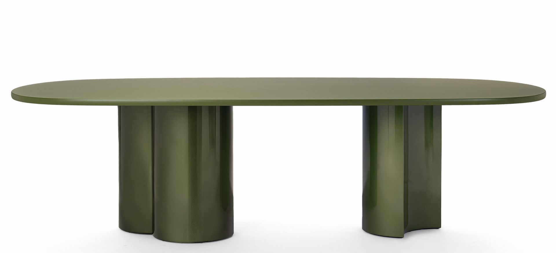 2325 Bol dining table W 260 cm Zanotta Algae matt