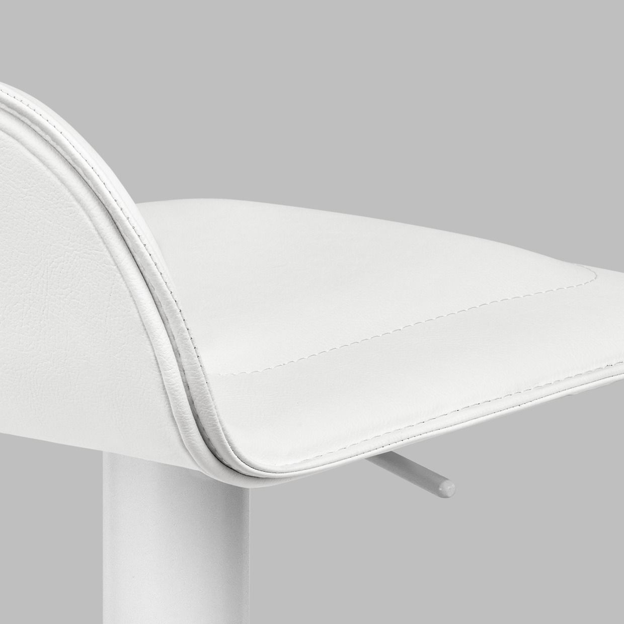 Dave Bar Stool Artificial Leather white - static Moree