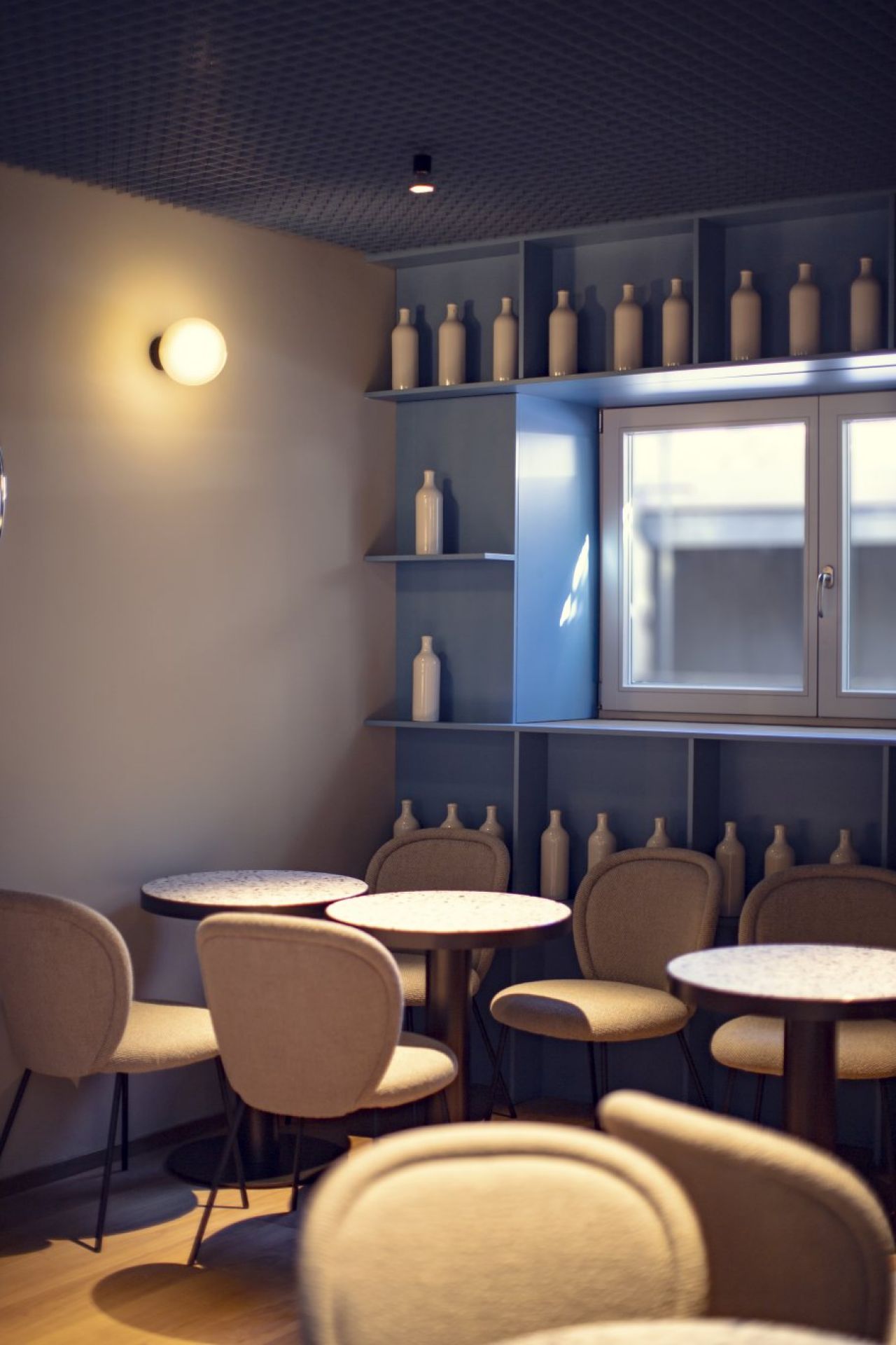 Stellar wall one Wall lamp Aubergine/Black Pulpo