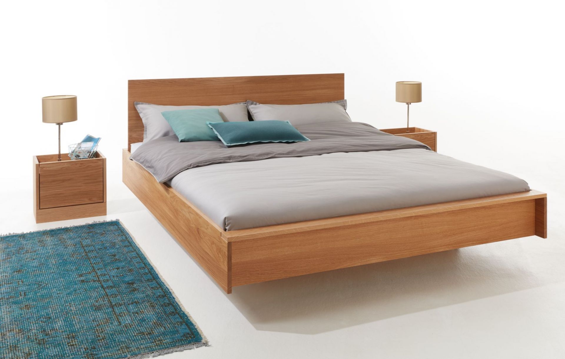 Headboard for Flai bed Oak Müller Möbelwerkstätten