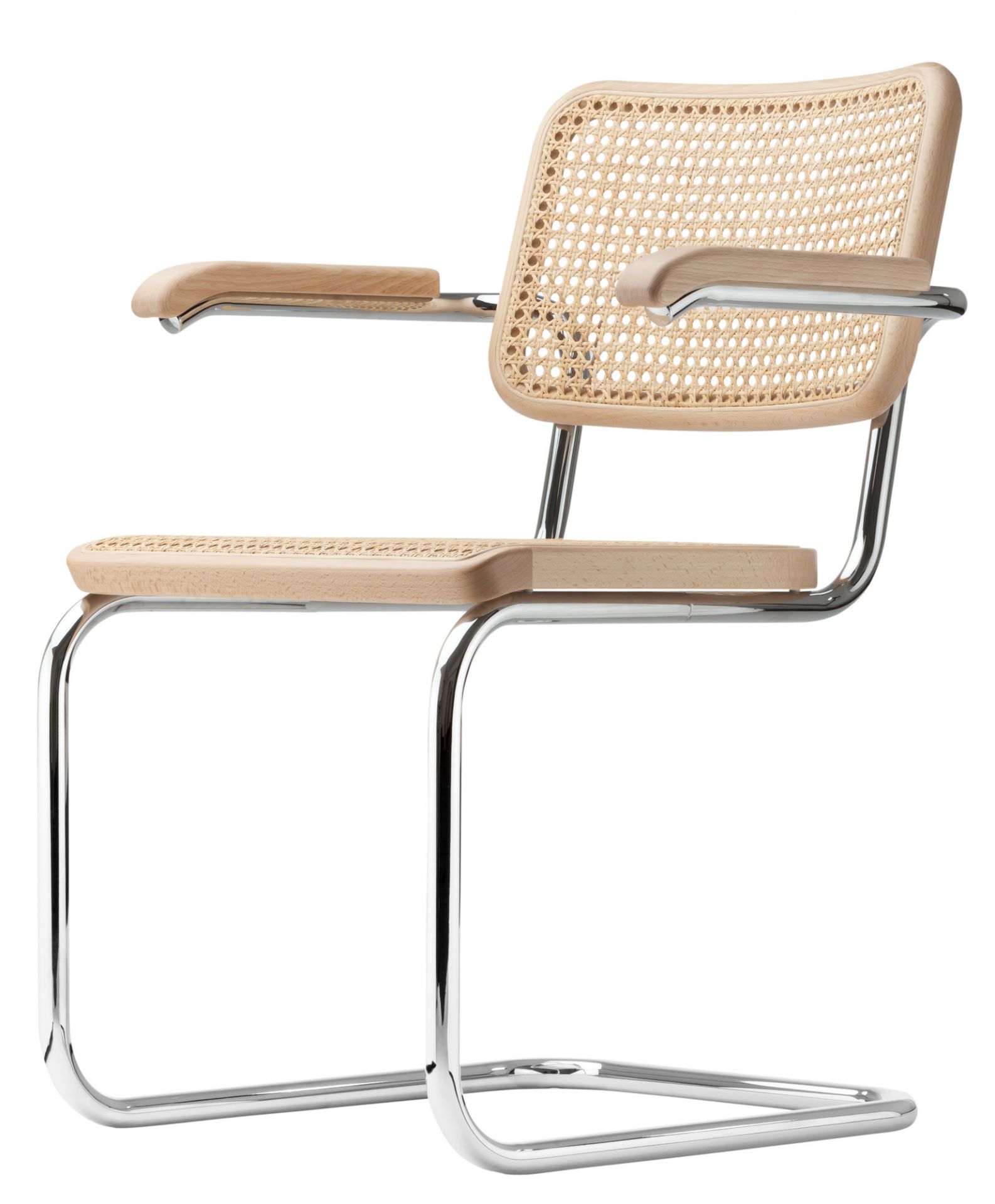 S 64 V Tubular steel classic cantilever chair Thonet