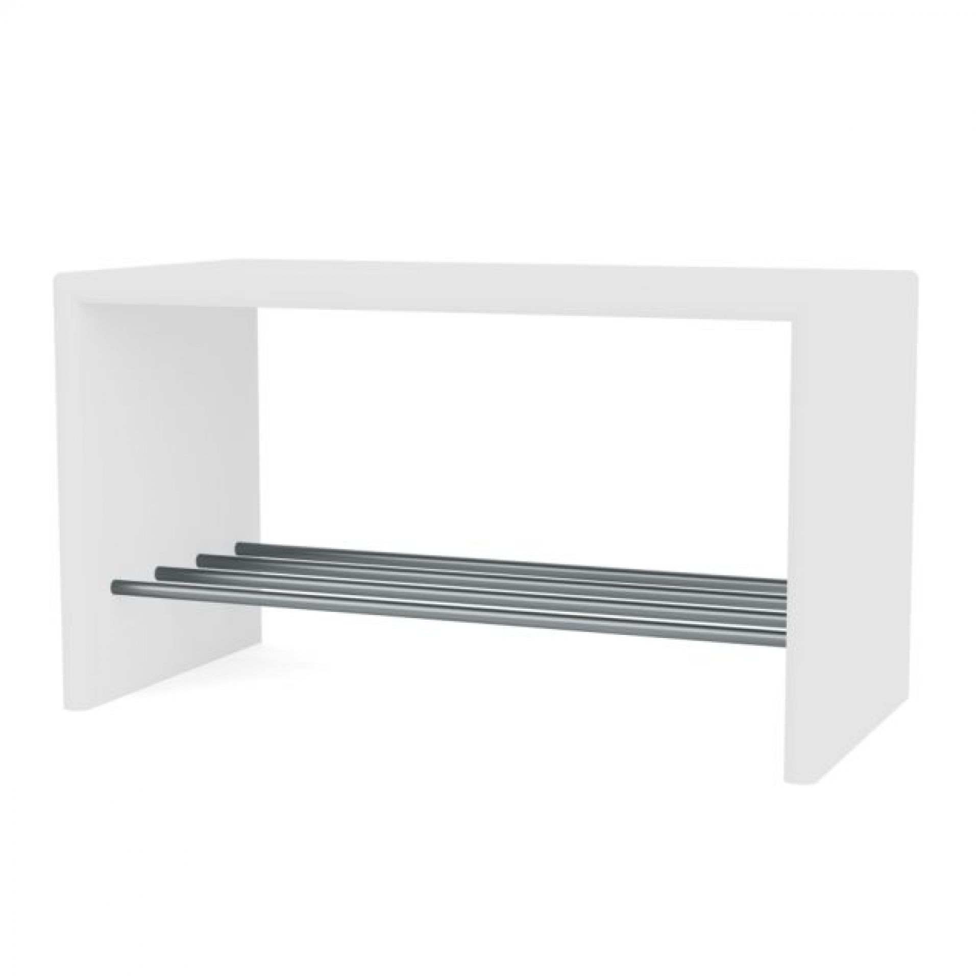 Shoe Bench 80 cm New White Montana