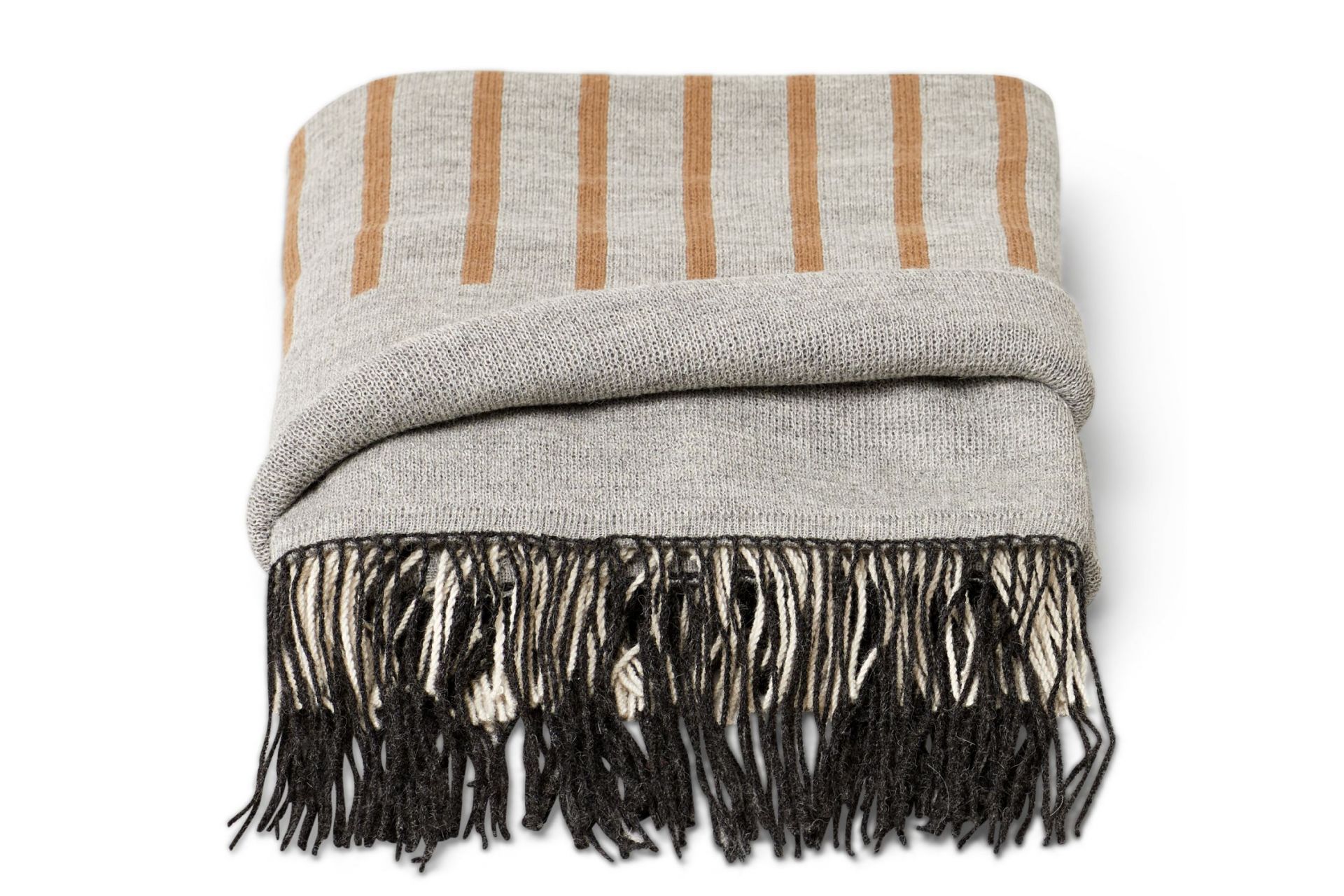 Aymara Plaid 190x130 Pattern Grey Form & Refine SINGLE PIECES